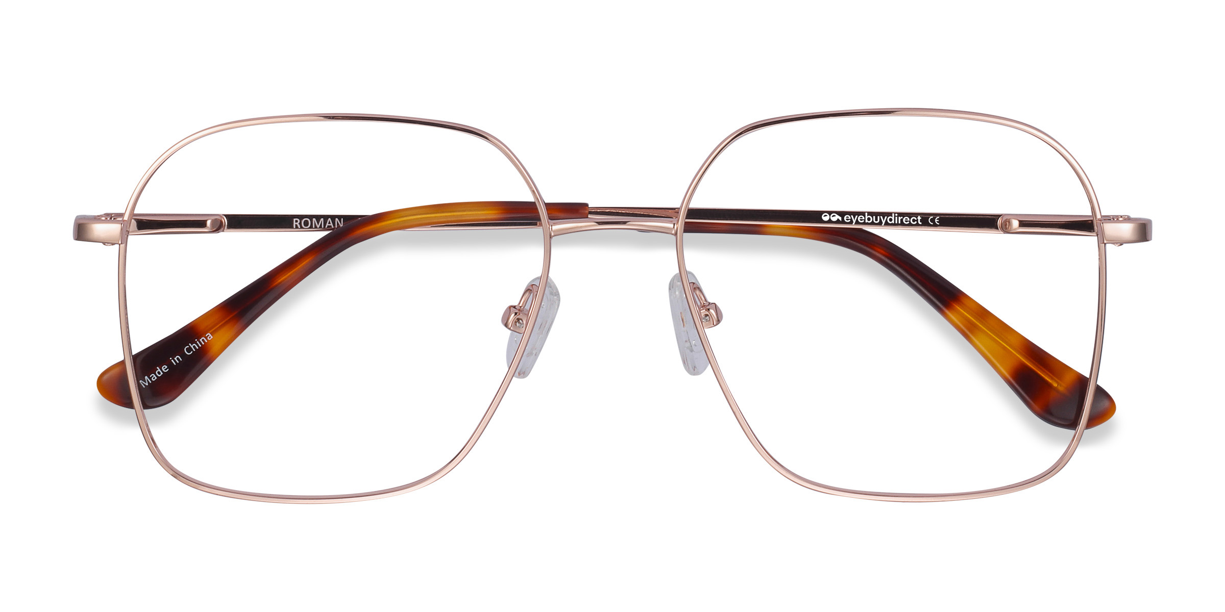Rose Gold Roman -  Metal Eyeglasses