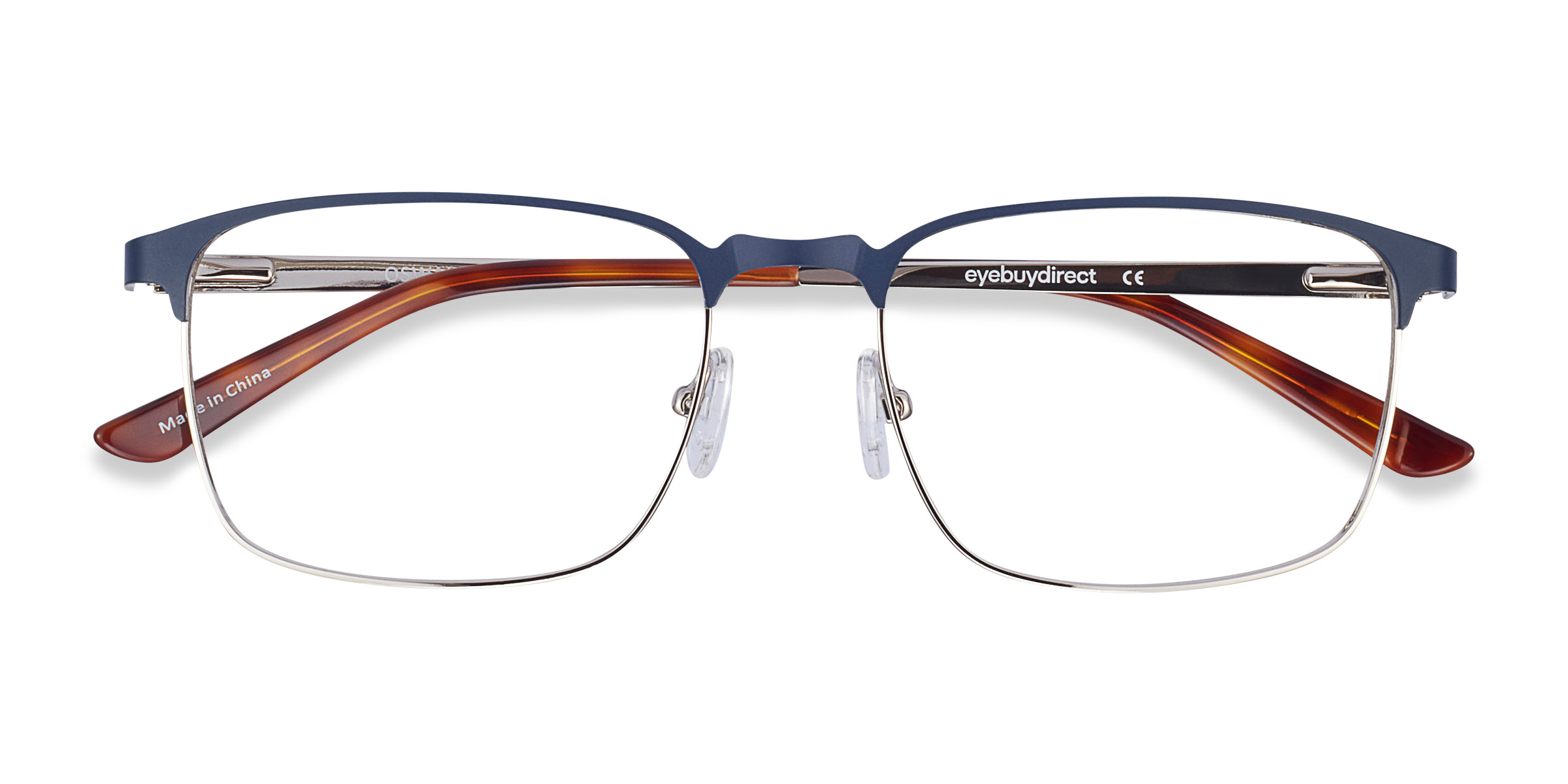Bleu marine Oswald - Métal Lunettes de vue