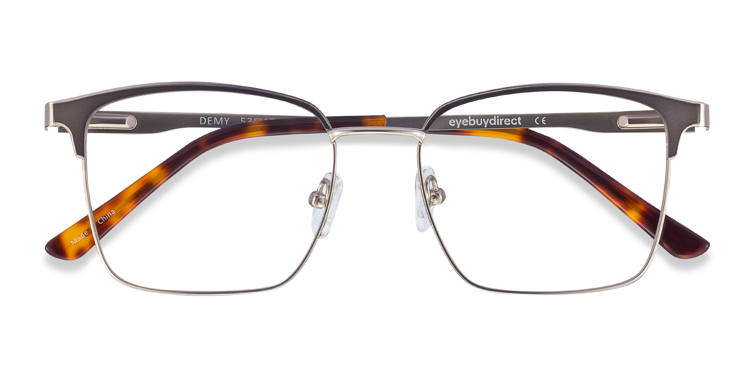 Silver & Black Demy - Metal Eyeglasses