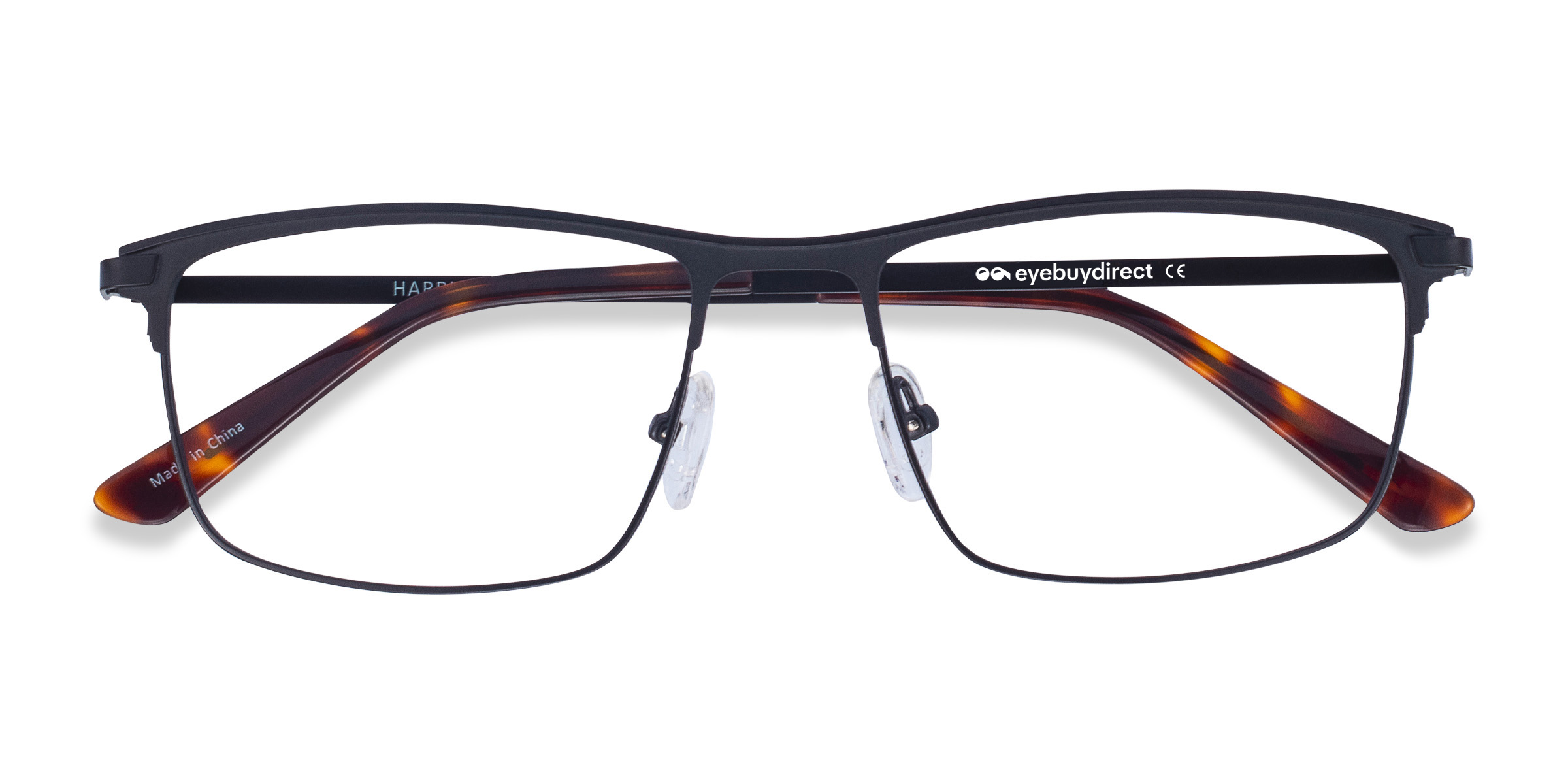 Black Harrison - Metal Eyeglasses