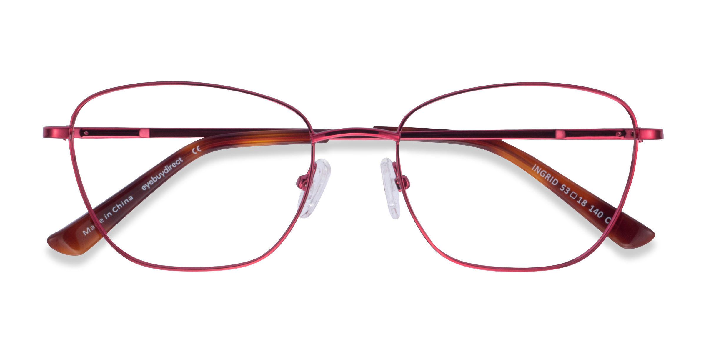 Raspberry Ingrid - Metal Eyeglasses