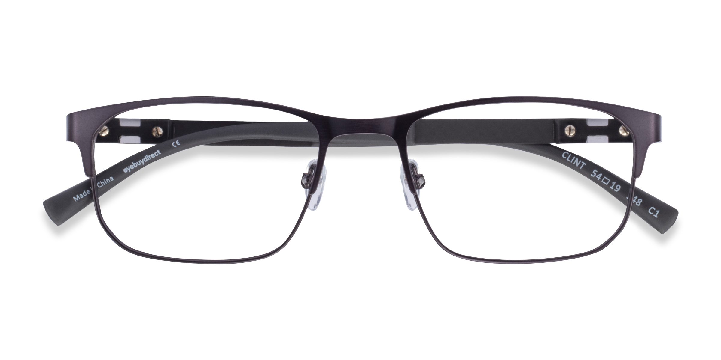 Gunmetal Clint - Metal Eyeglasses