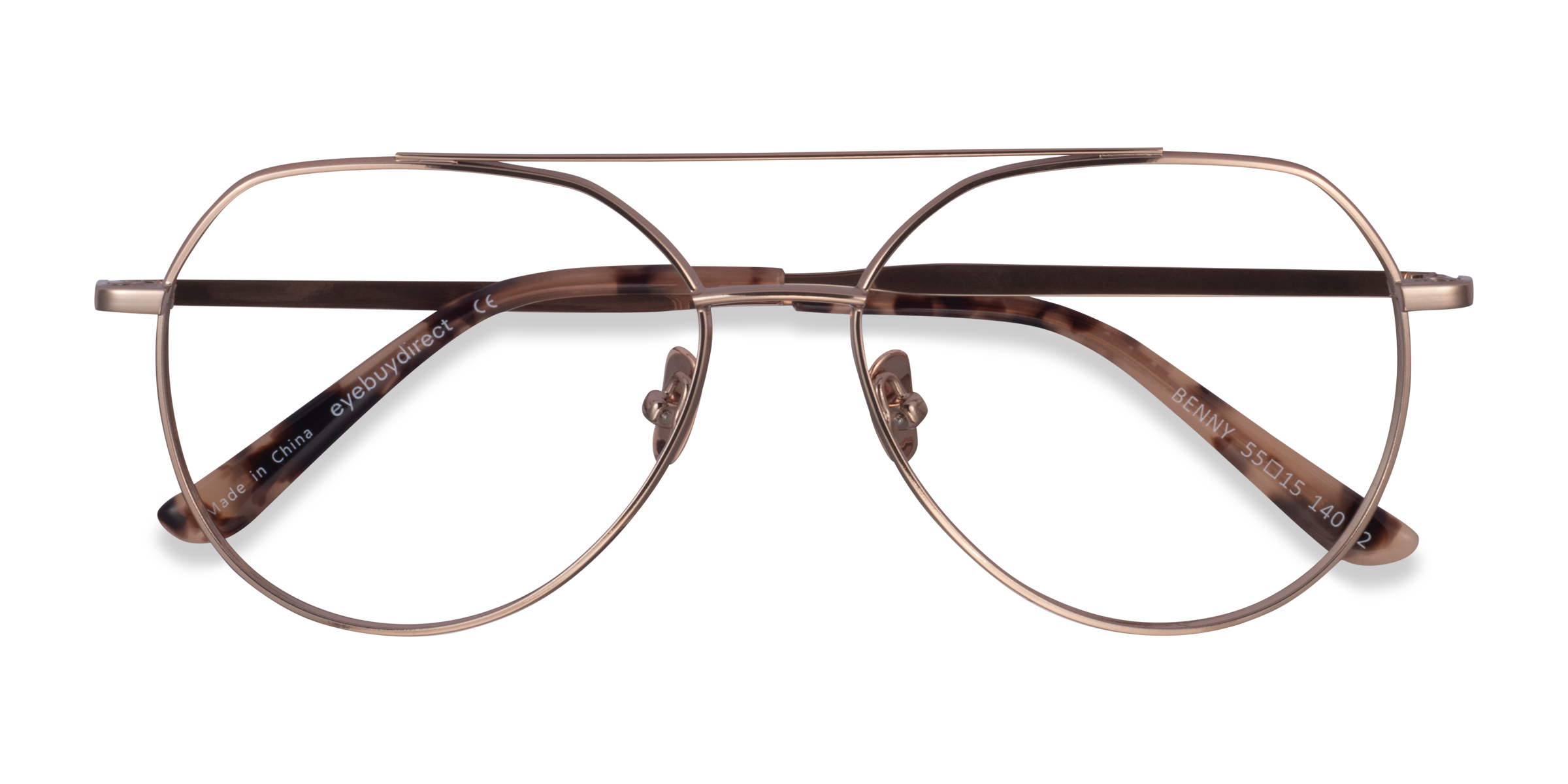 Rose Gold Benny -  Metal Eyeglasses