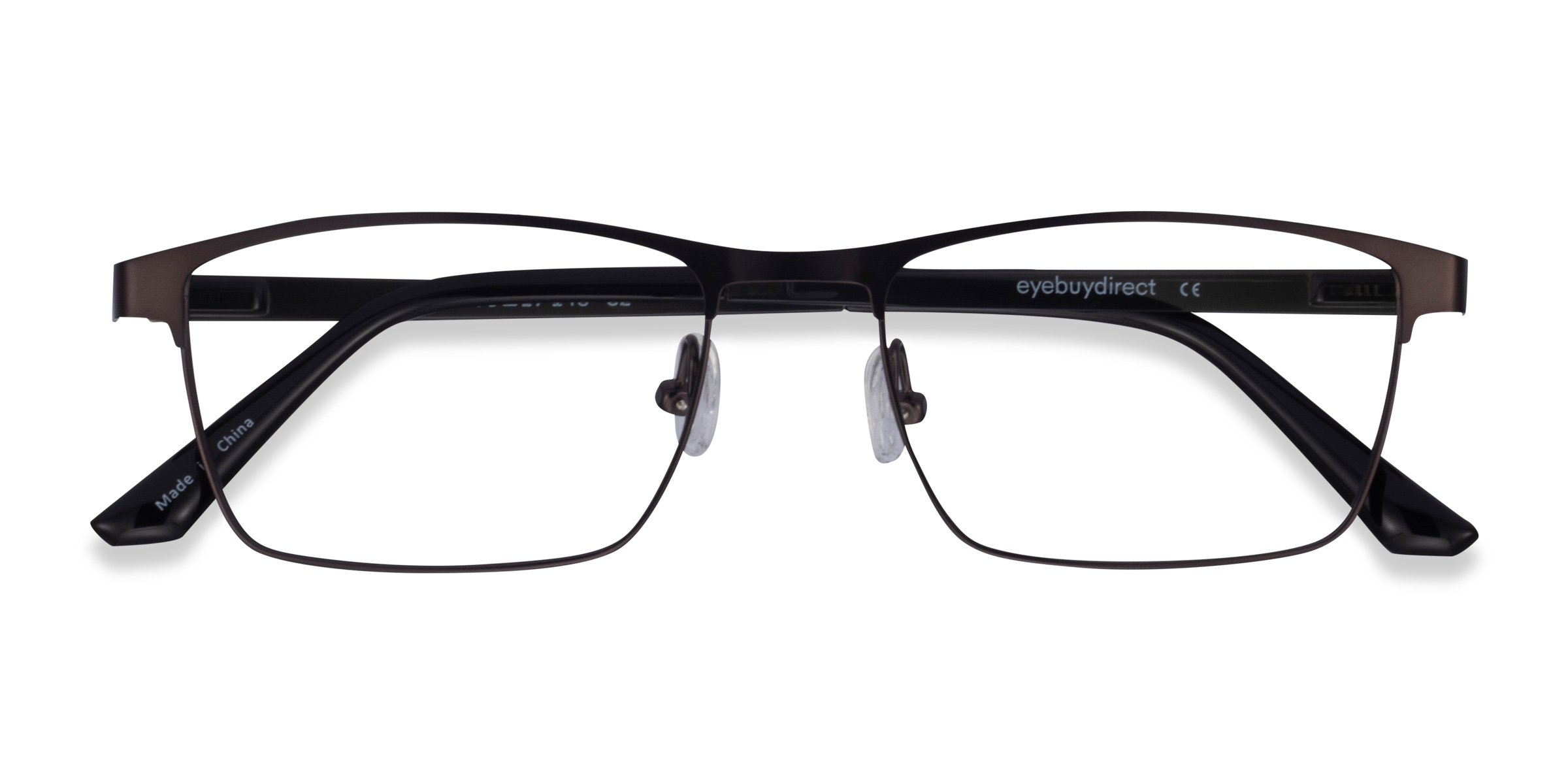Black Davis - Plastic-metal Eyeglasses