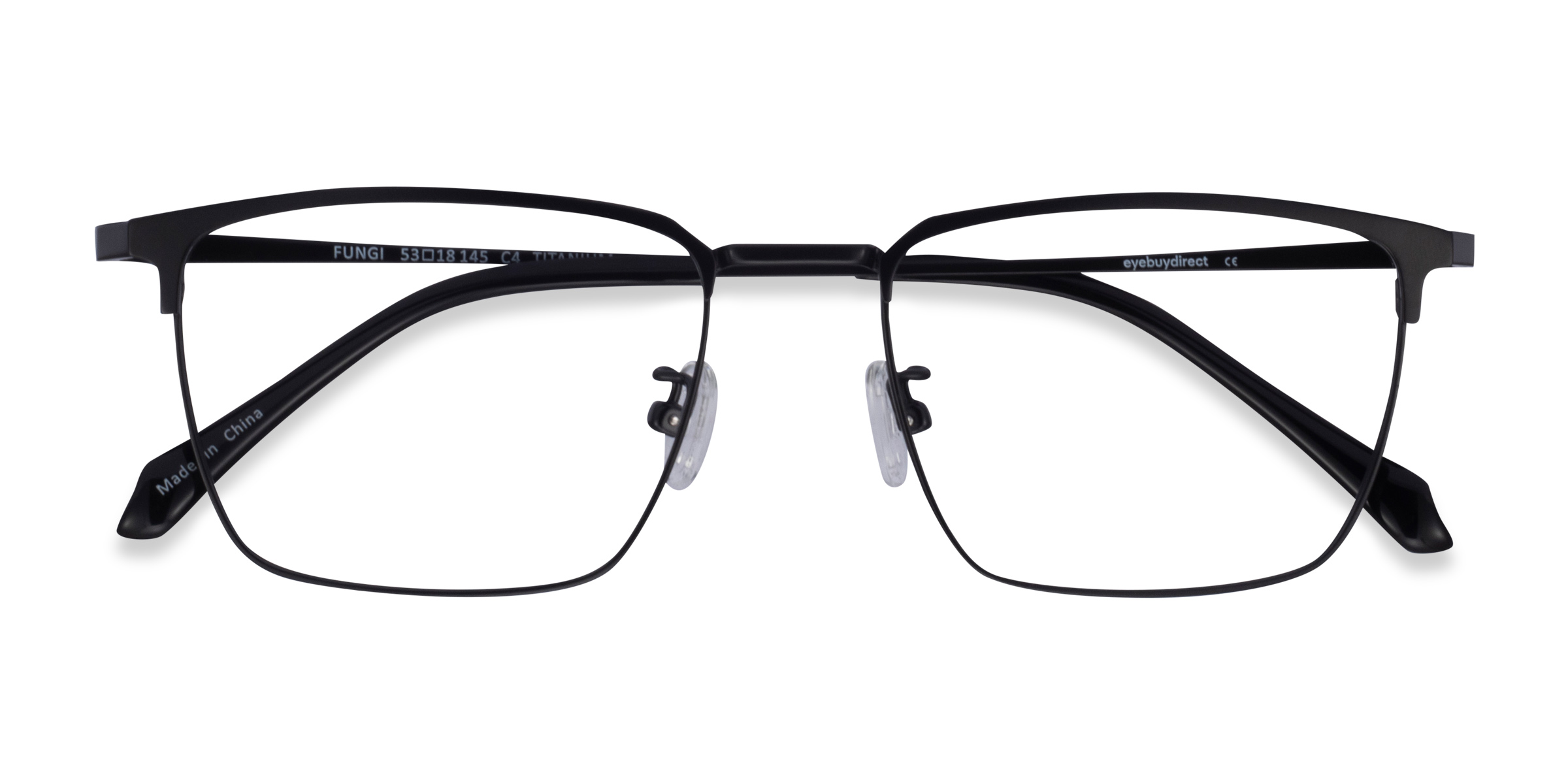 Black Fungi - Metal Eyeglasses
