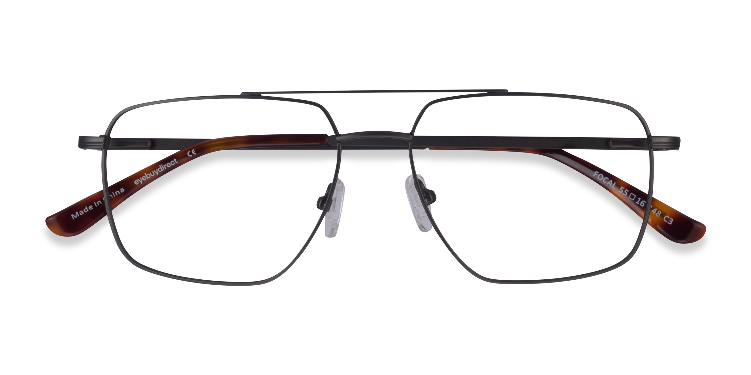 Gunmetal Focal - Metal Eyeglasses