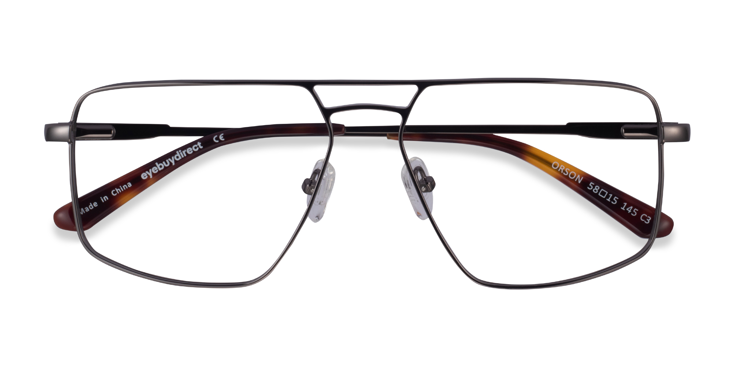 Dark Gunmetal Orson -  Métal Lunettes de vue