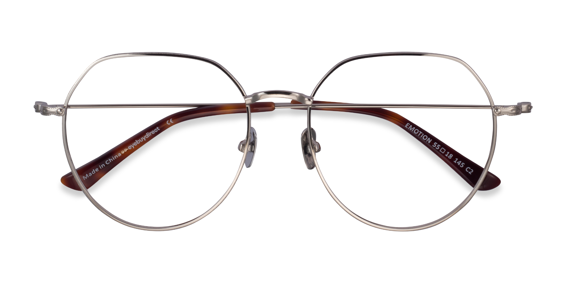 Argenté Emotion - Métal Lunettes de vue