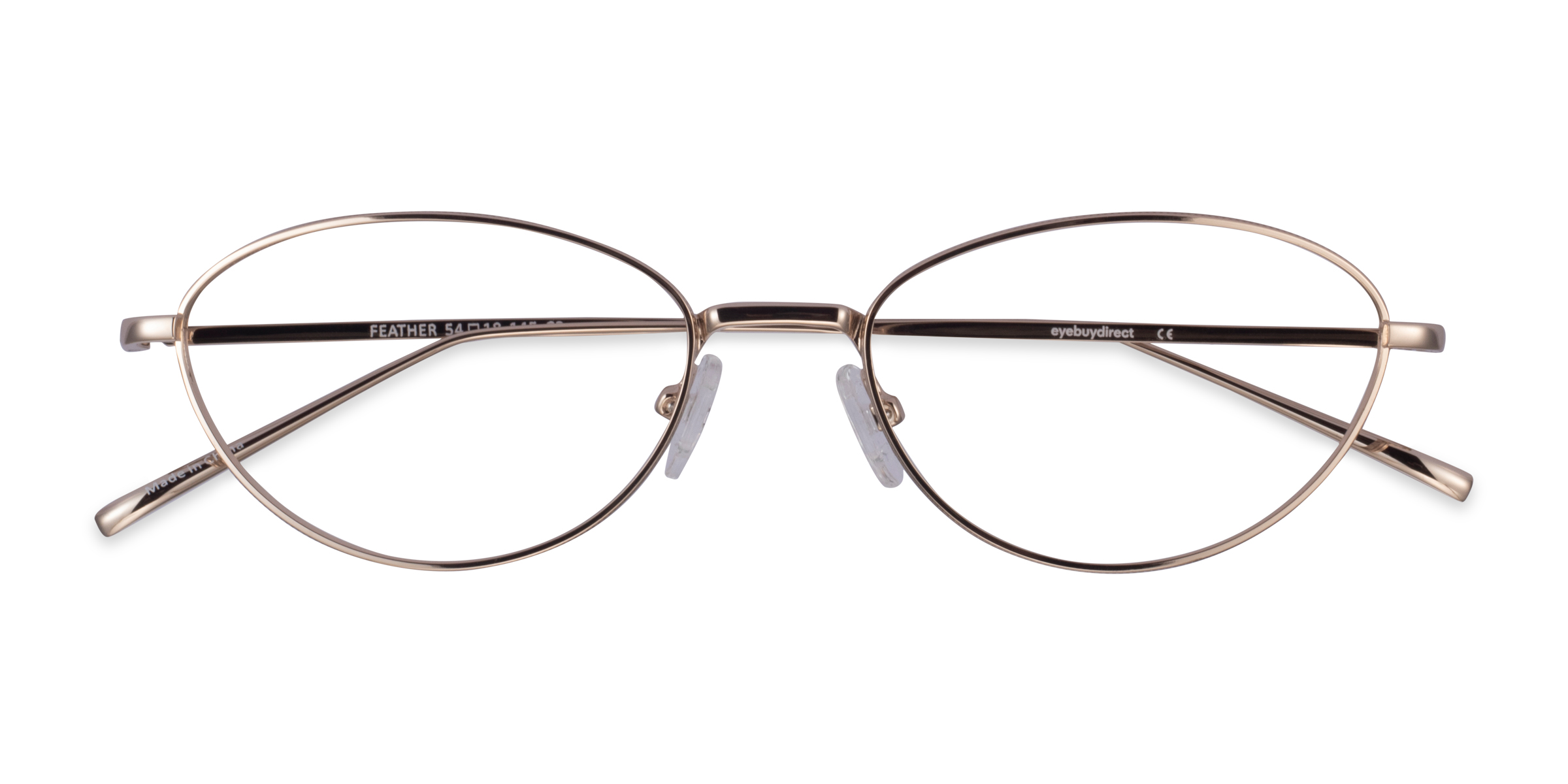 Gold Feather - Metal Eyeglasses