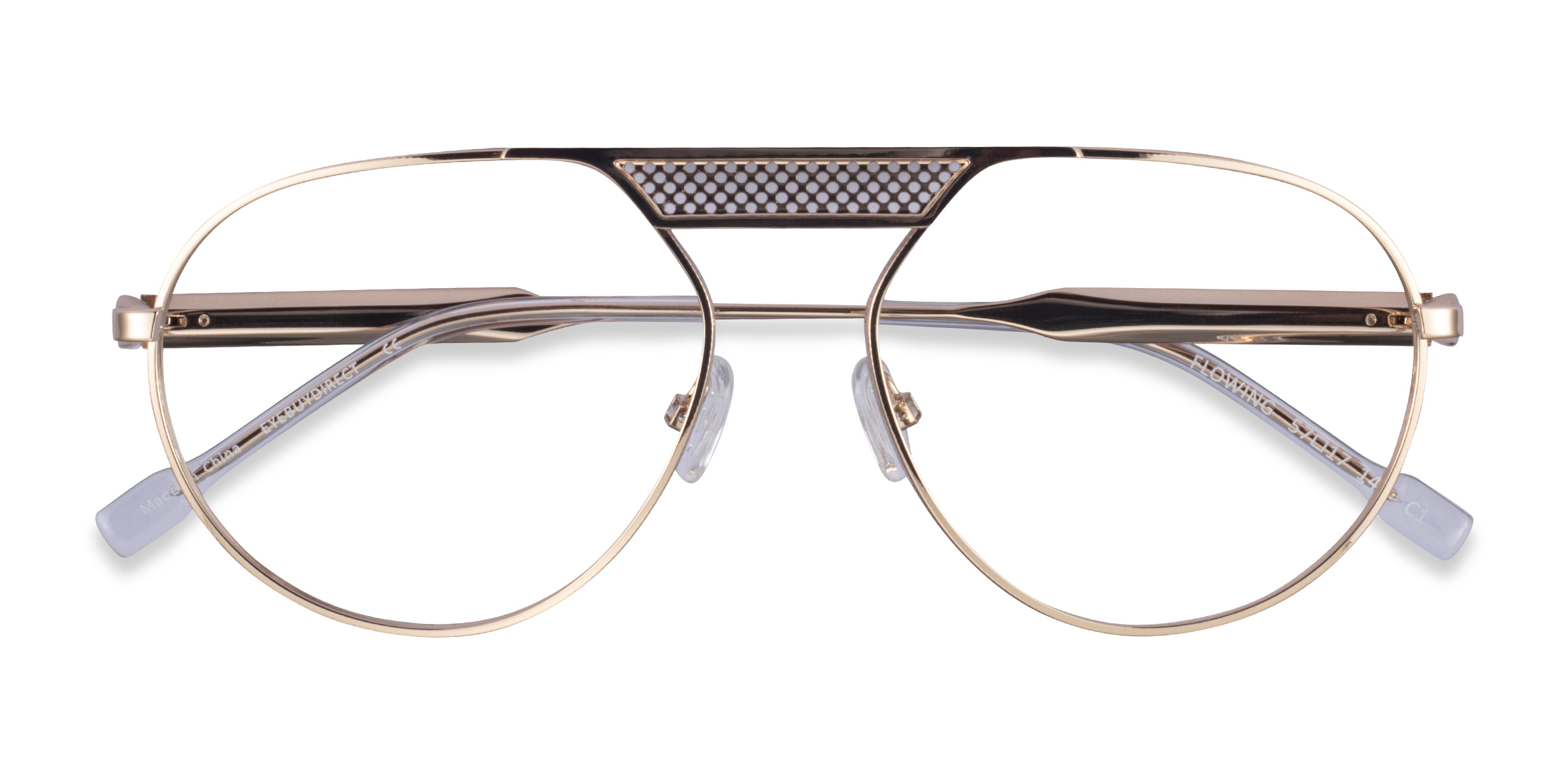 Gold Flowing - Metal Eyeglasses