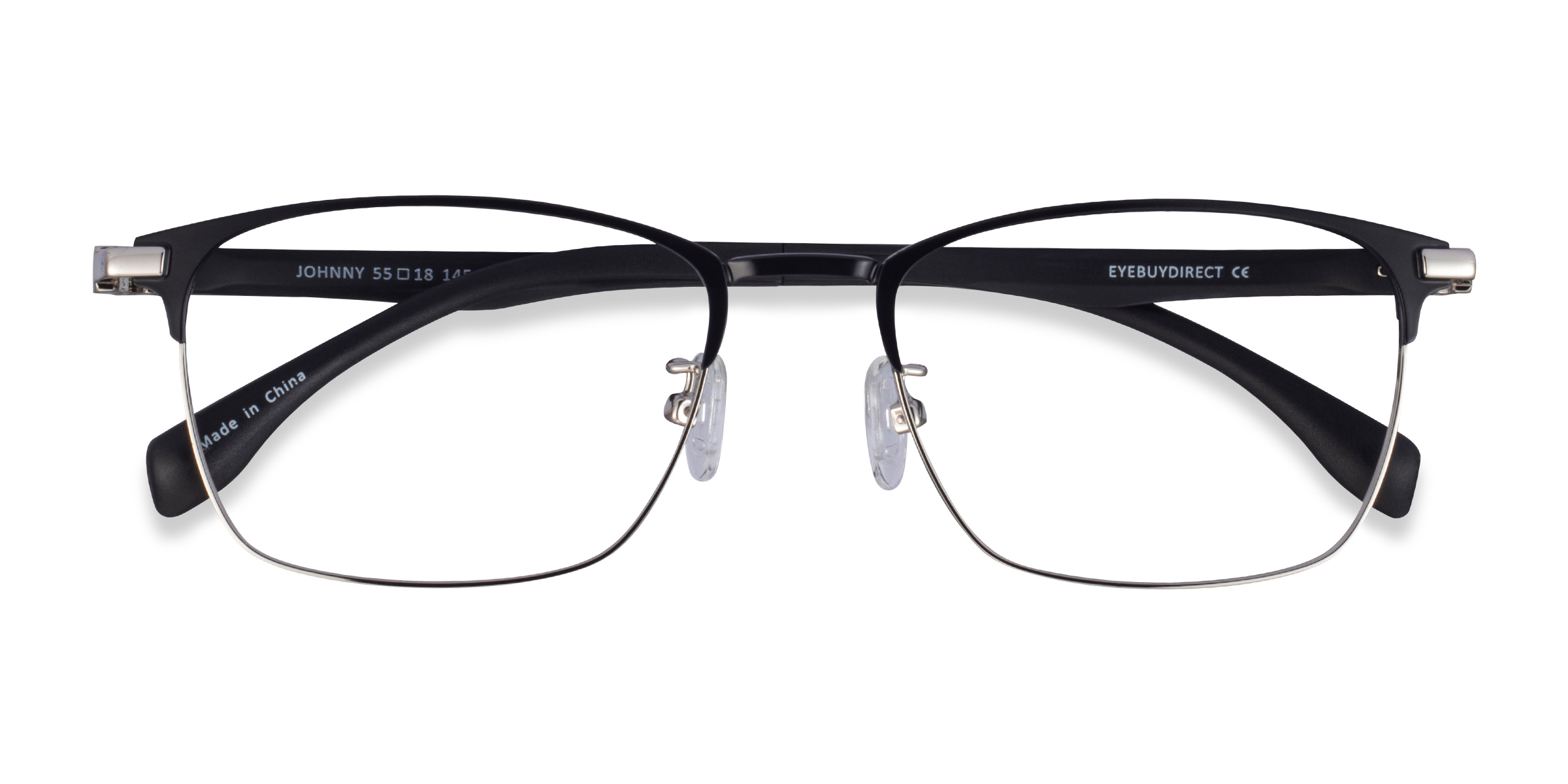 Black Silver Johnny - Plastic Eyeglasses