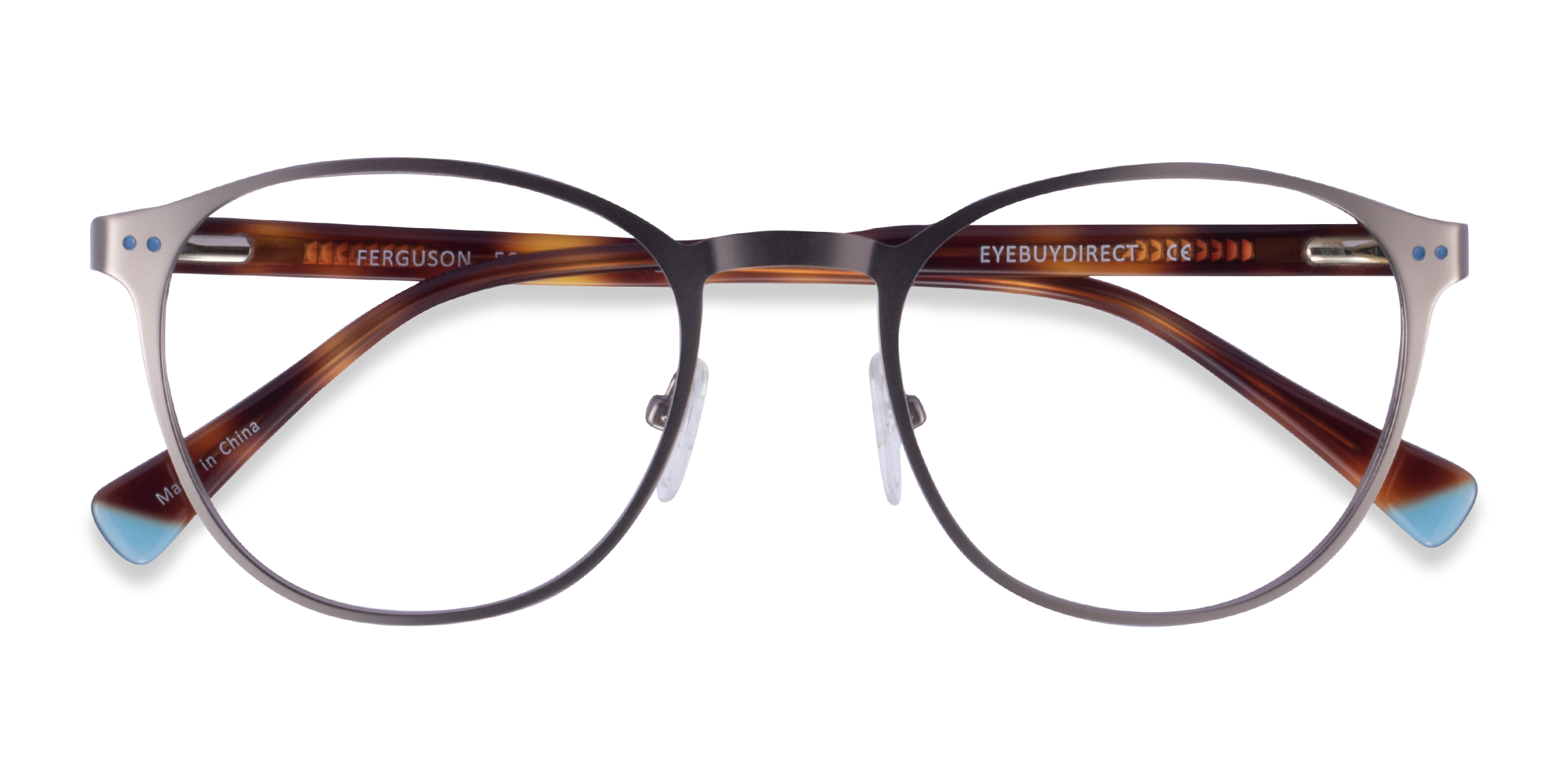 Gunmetal Tortoise Ferguson - Métal Lunettes de vue
