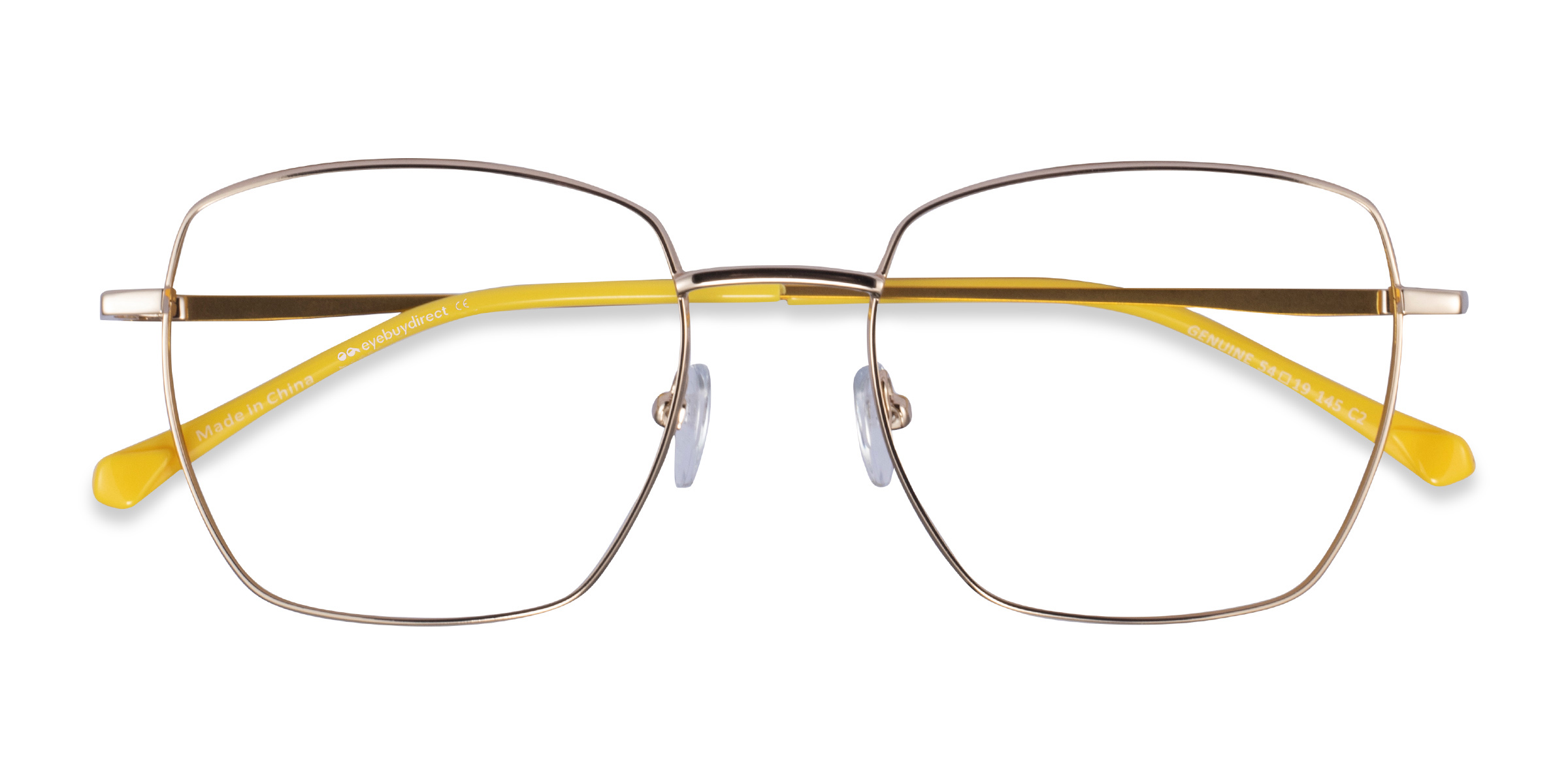Gold Yellow Genuine - Metal Eyeglasses