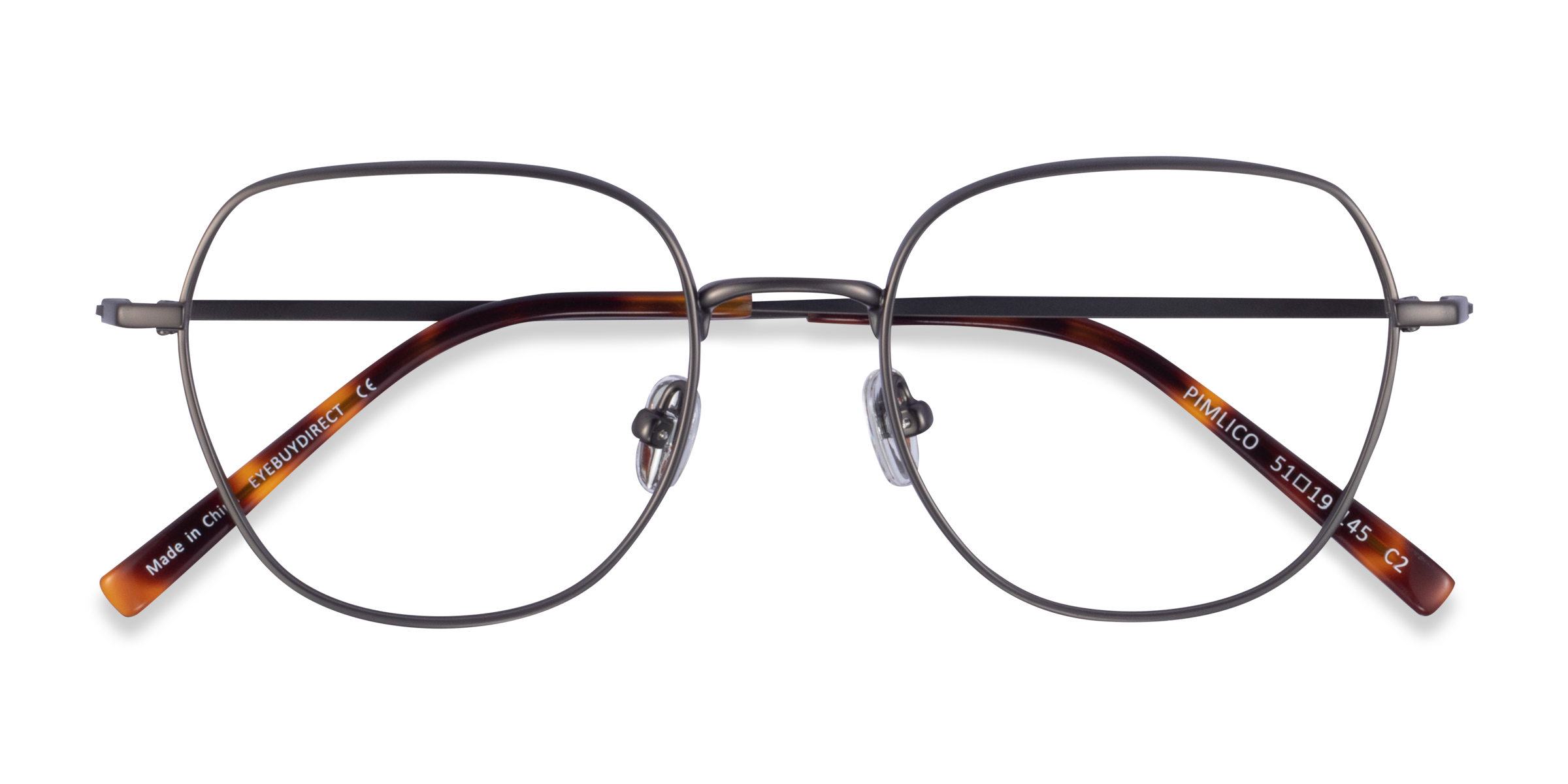 Matte Gunmetal Pimlico - Metal Eyeglasses