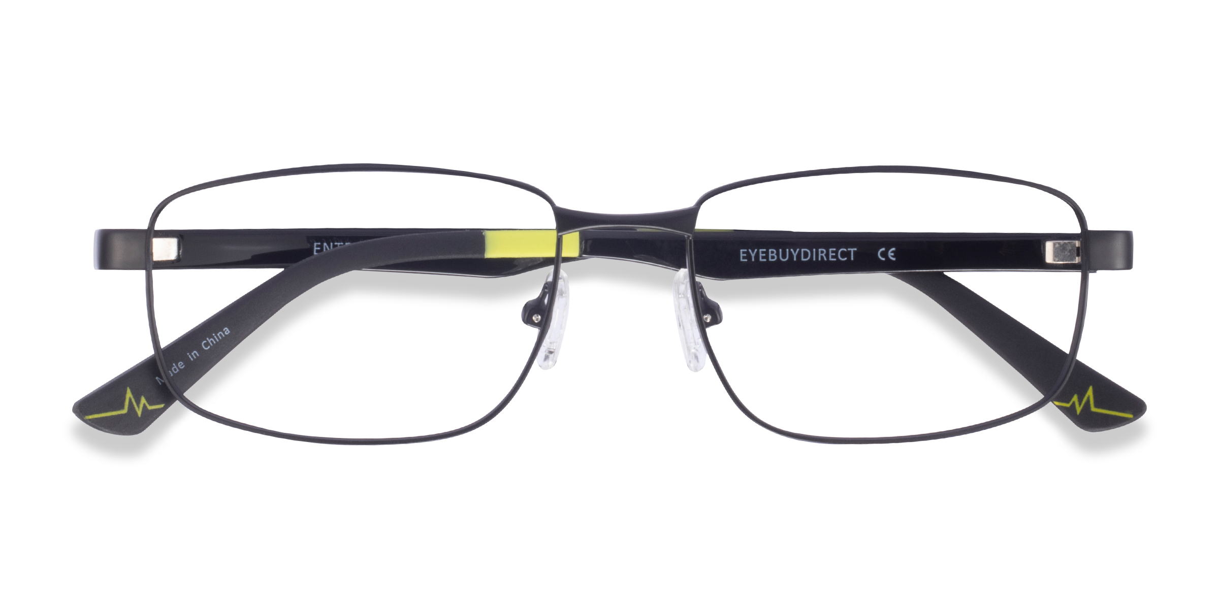 Matte Black Entropy -  Métal Lunettes de vue