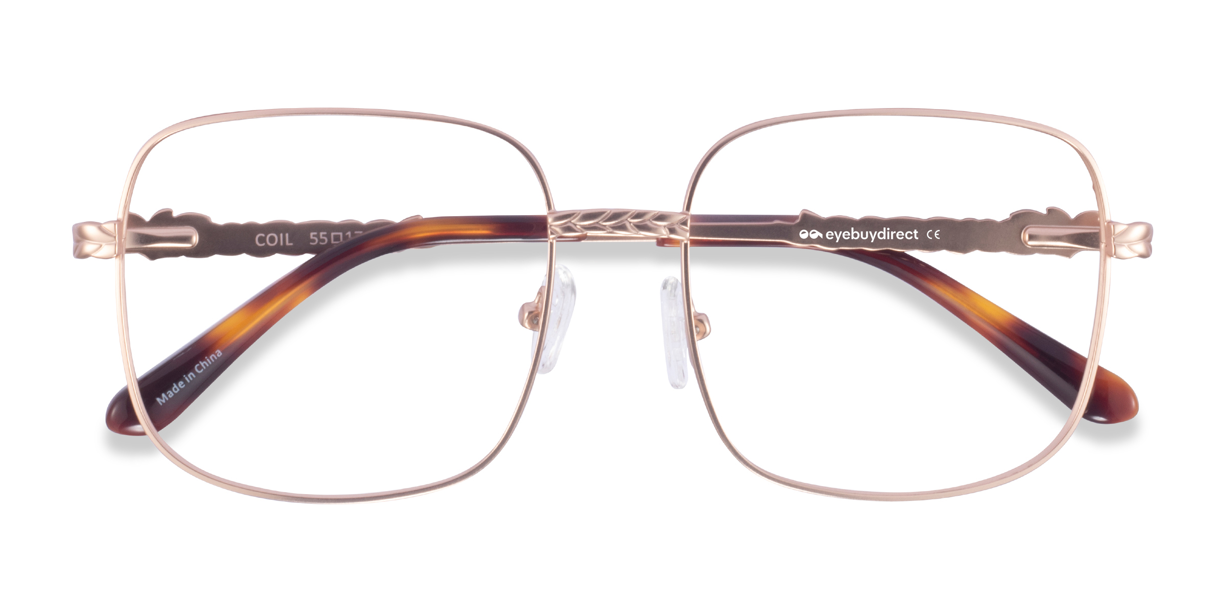Rose Gold Coil -  Metal Eyeglasses