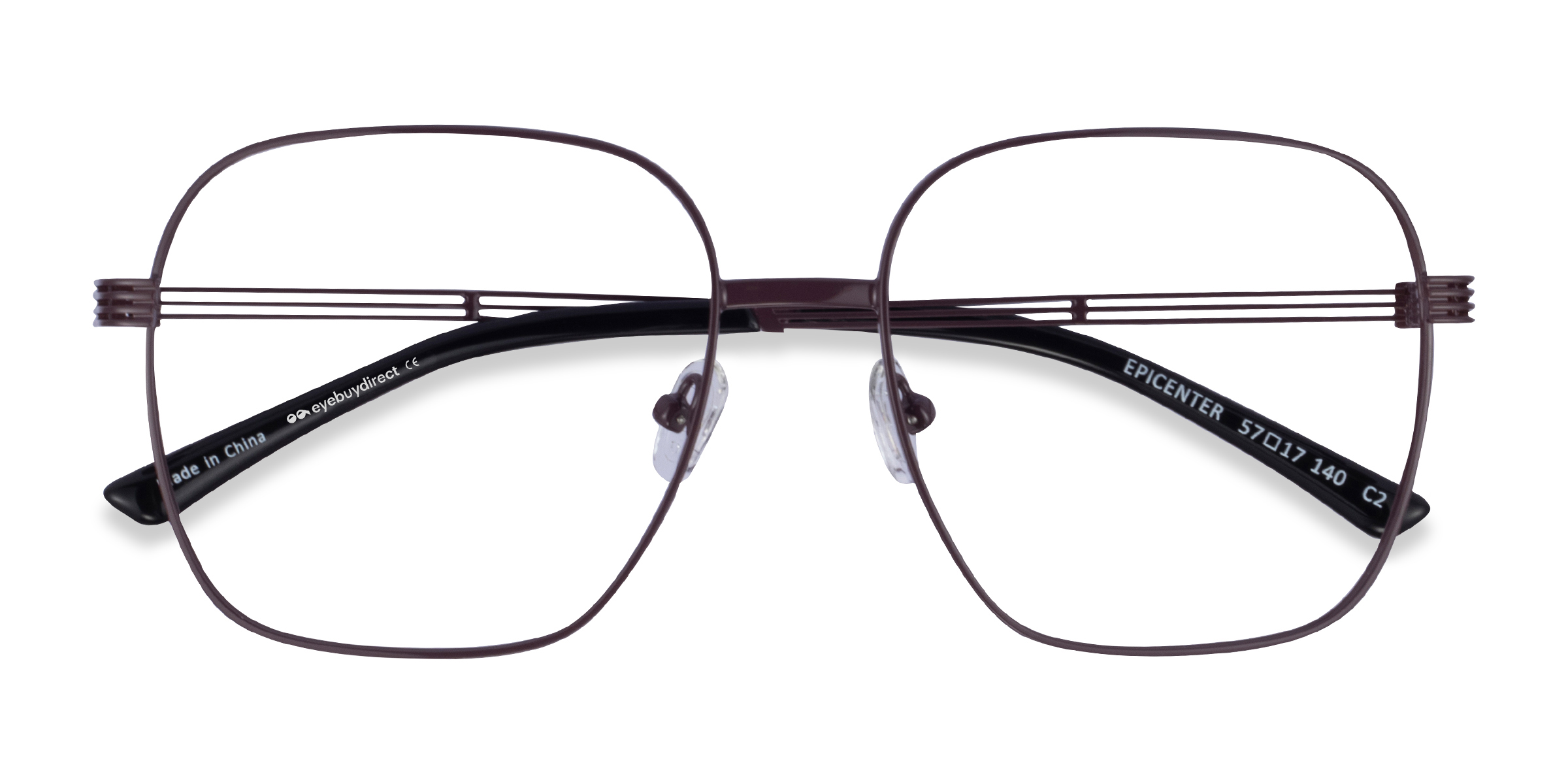 Brown Black Epicenter - Metal Eyeglasses