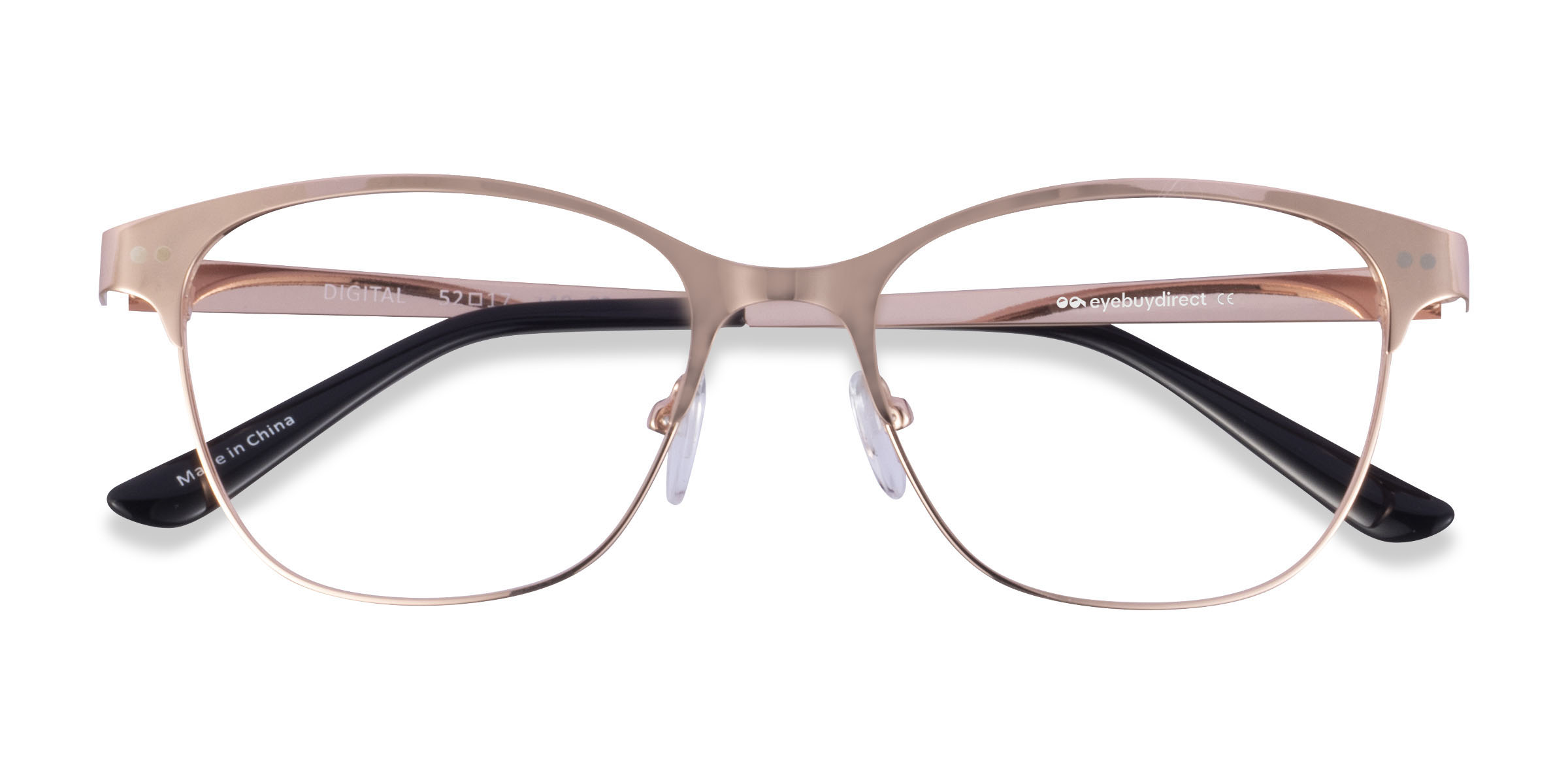 Rose Gold Digital - Metal Eyeglasses