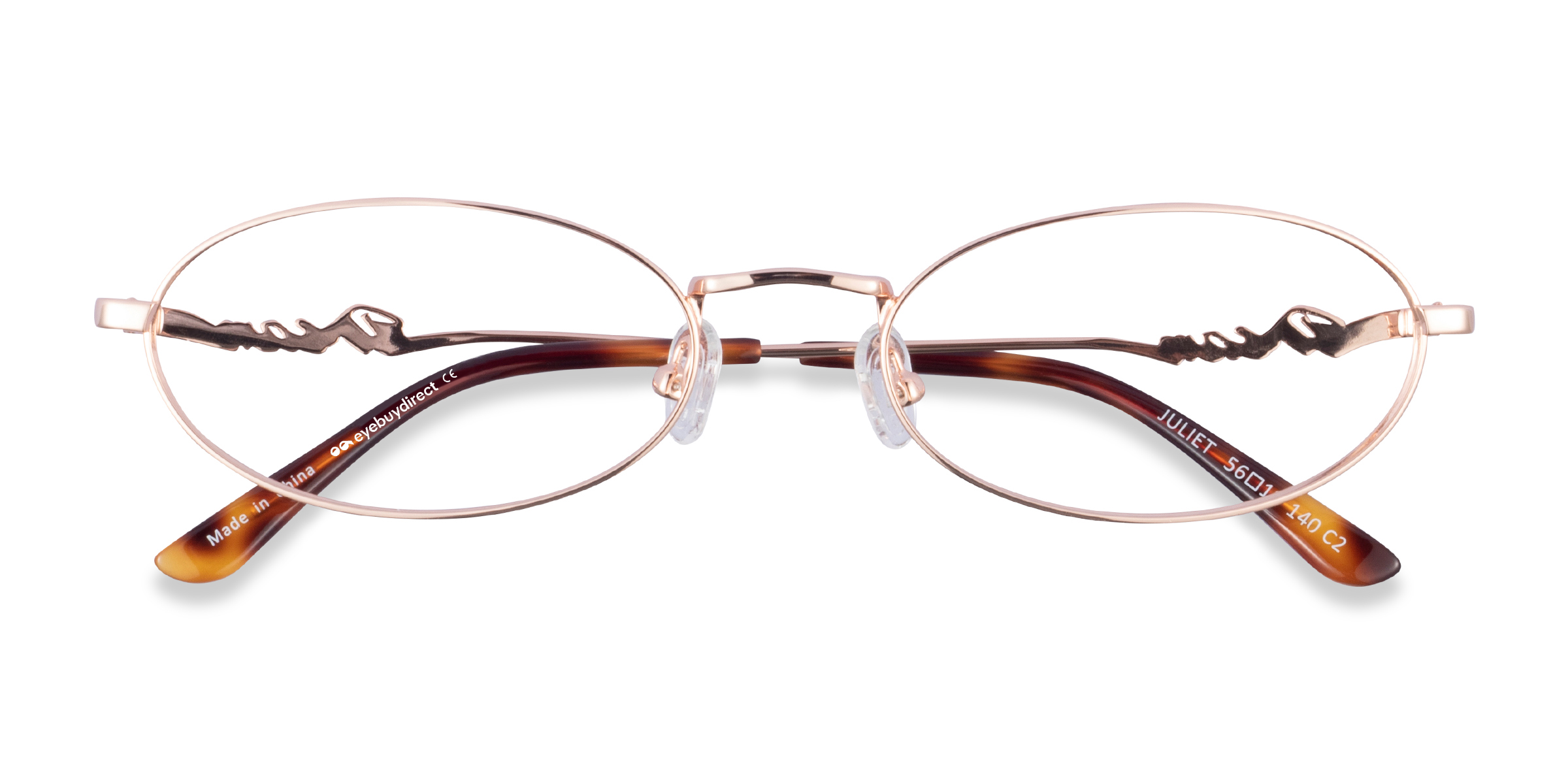 Or rose Juliet - Métal Lunettes de vue