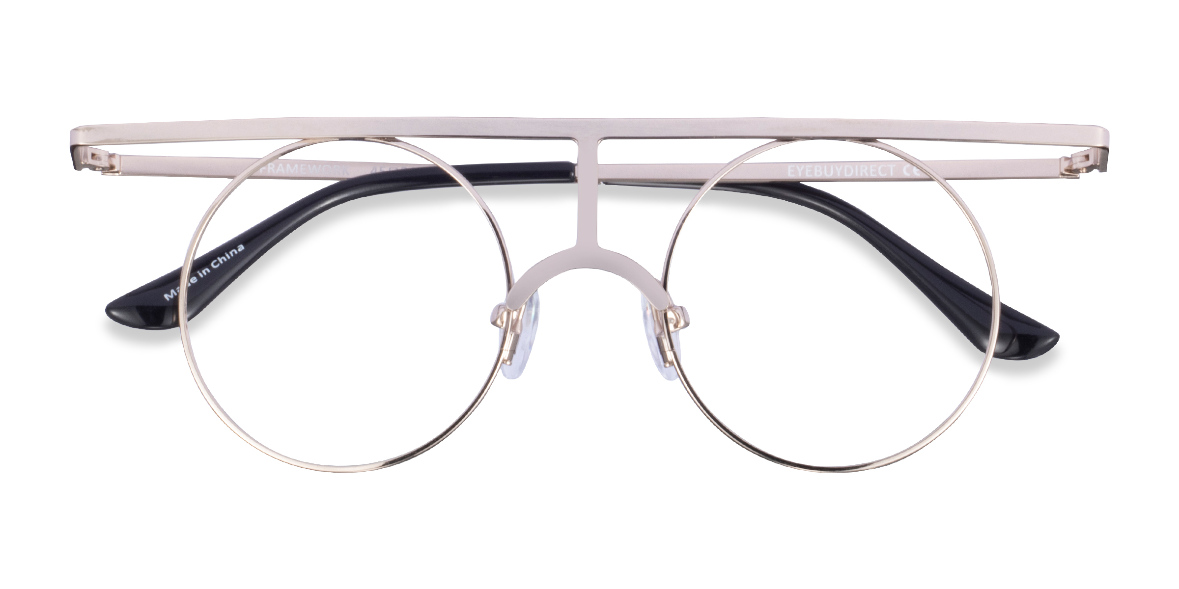 Light Gold Framework - Metal Eyeglasses