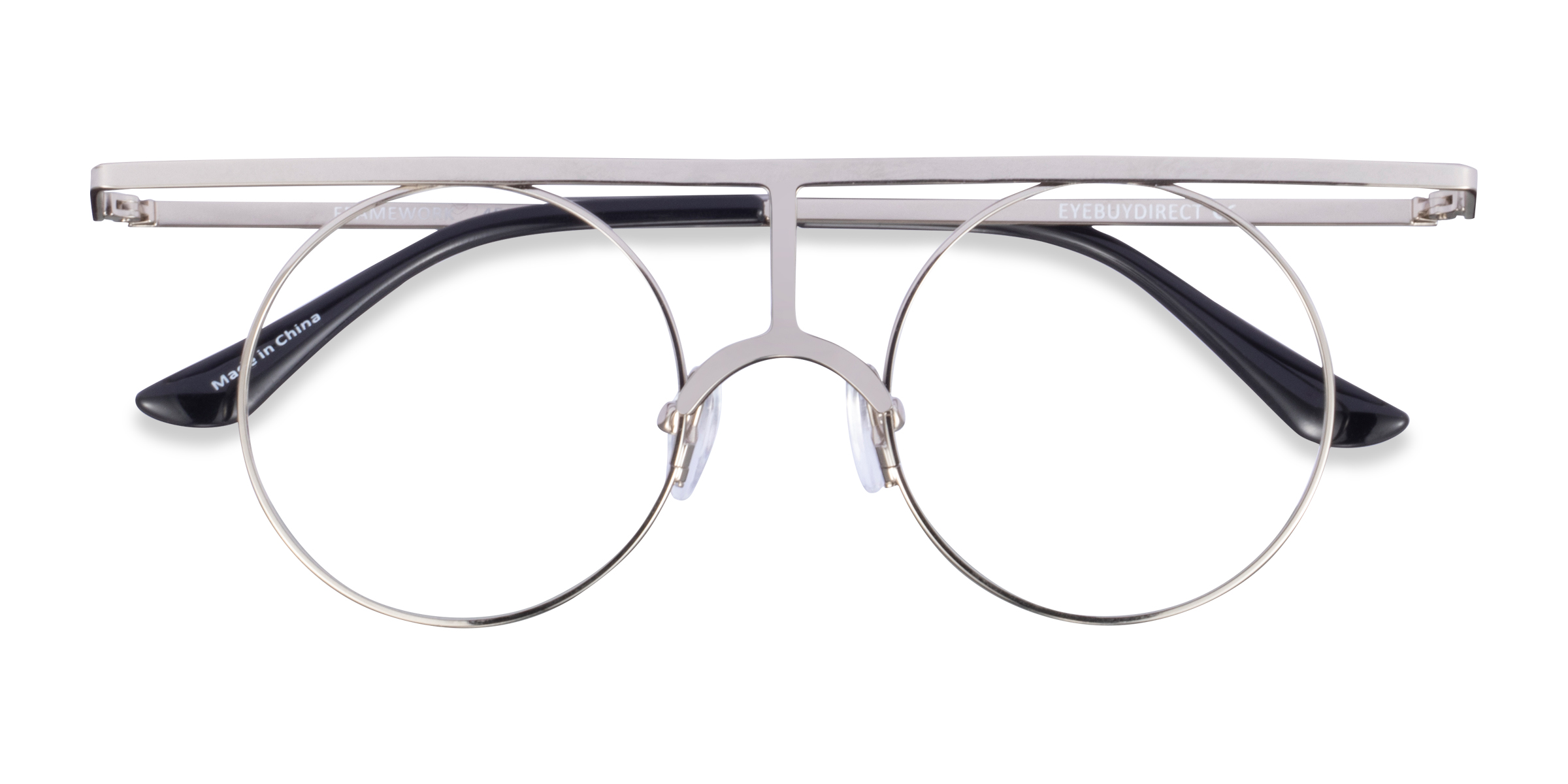 Argenté Framework - Métal Lunettes de vue