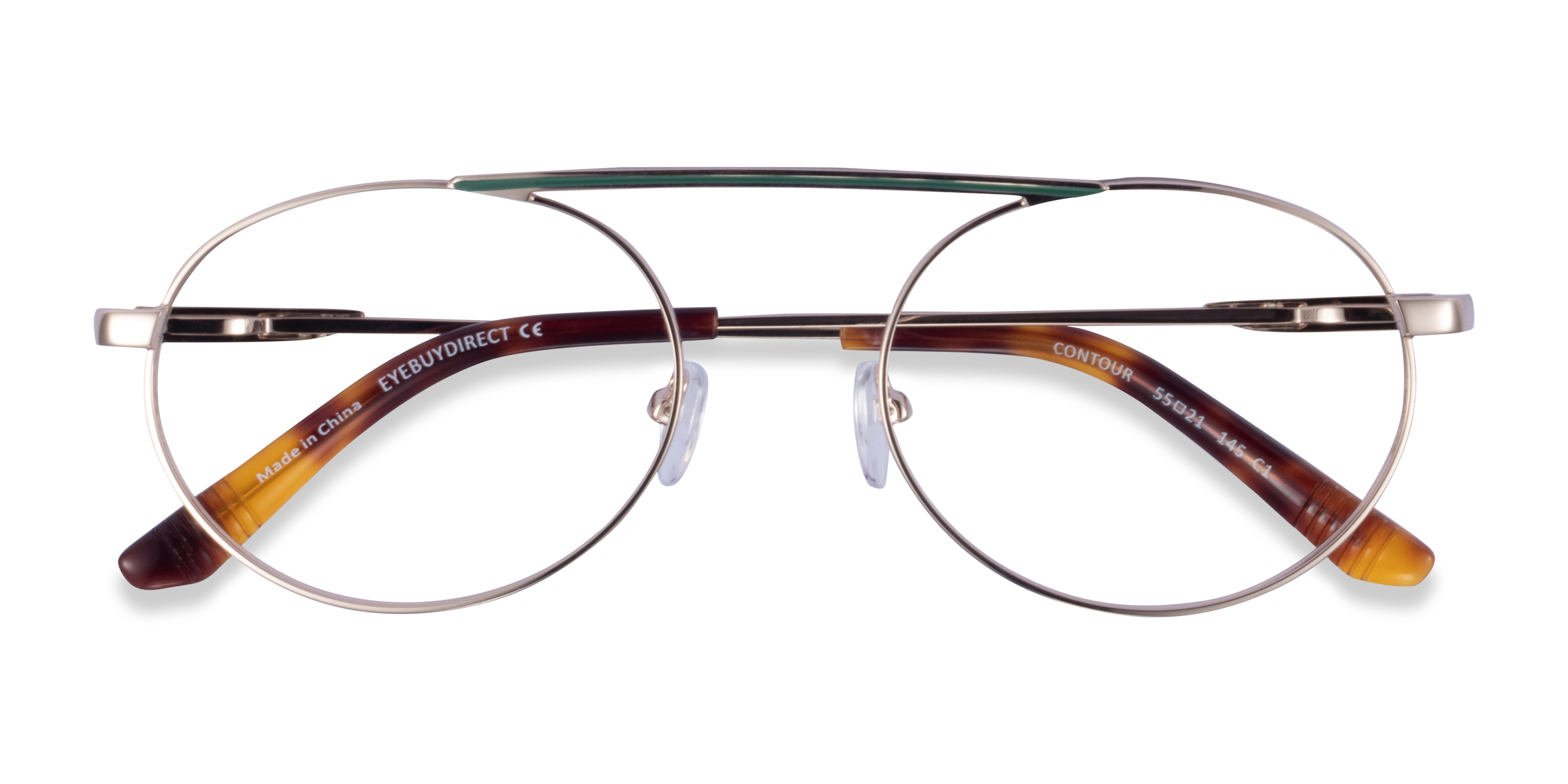 Light Gold Contour - Metal Eyeglasses