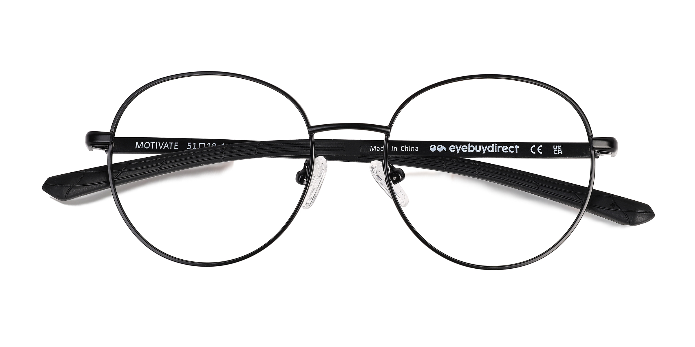 Matt Black Motivate - Métal Lunettes de vue