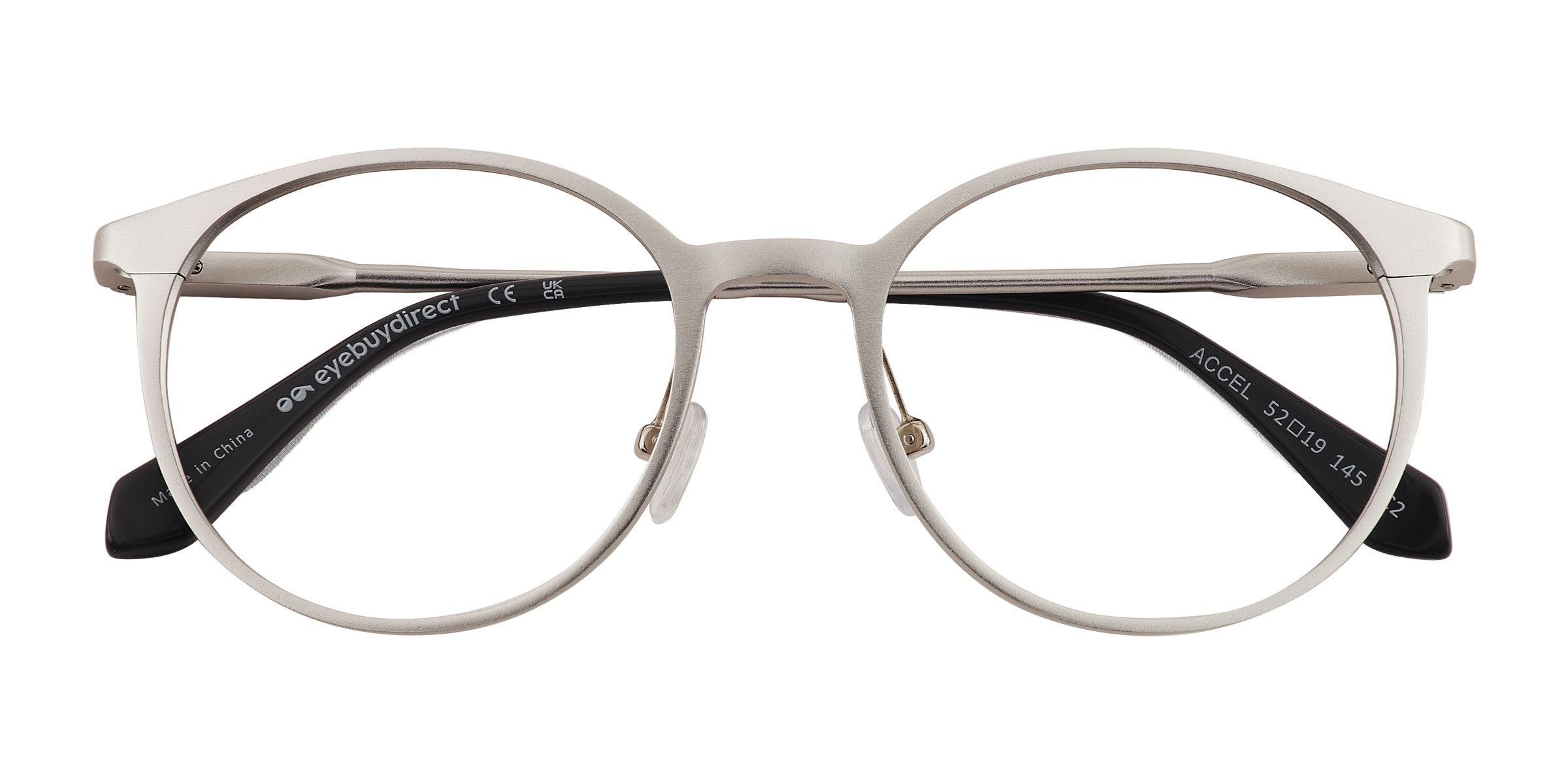 Matte Silver Accel - Aluminium-alloy Eyeglasses