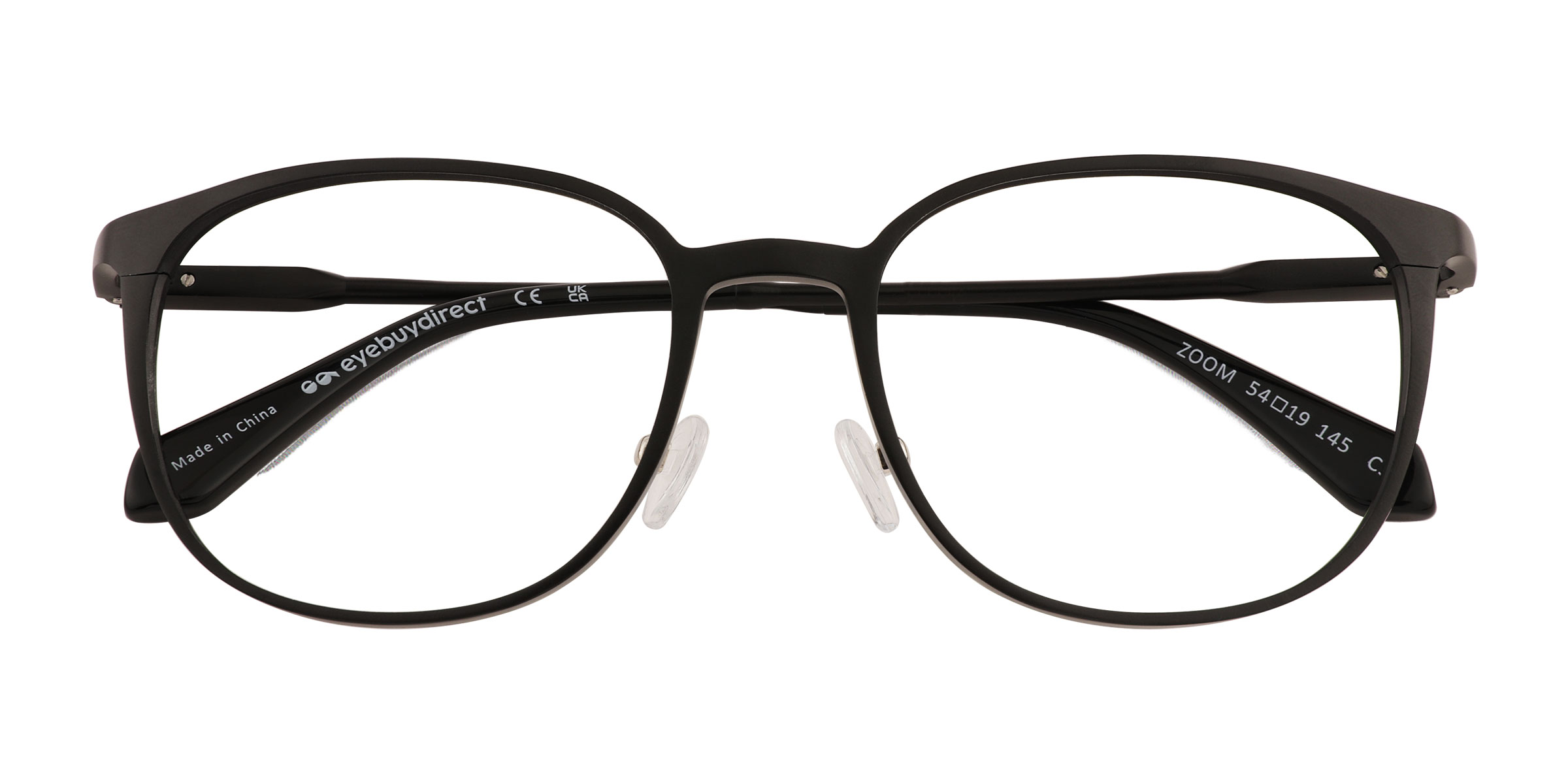 Matte Black Zoom - Aluminium-alloy Eyeglasses