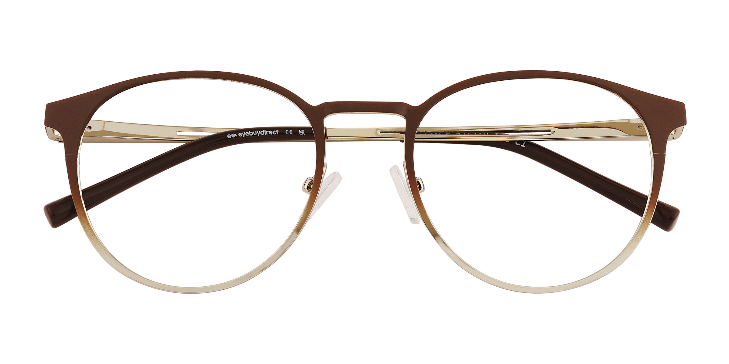 Matte Brown Jayce - Métal Lunettes de vue