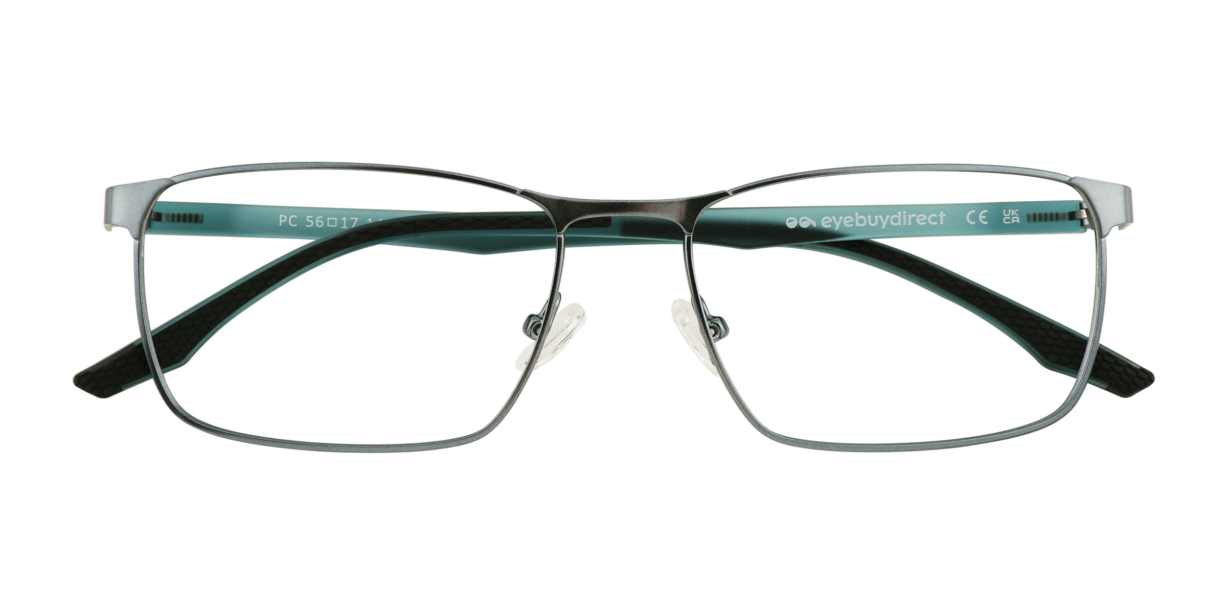 Gray Green Blue Pc - Metal Eyeglasses