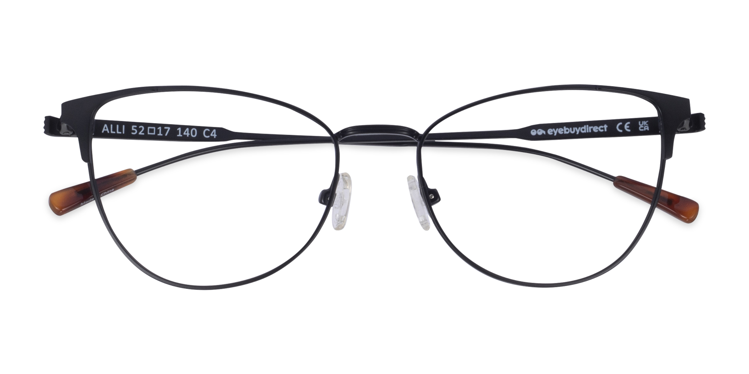 Black Alli - Metal Eyeglasses