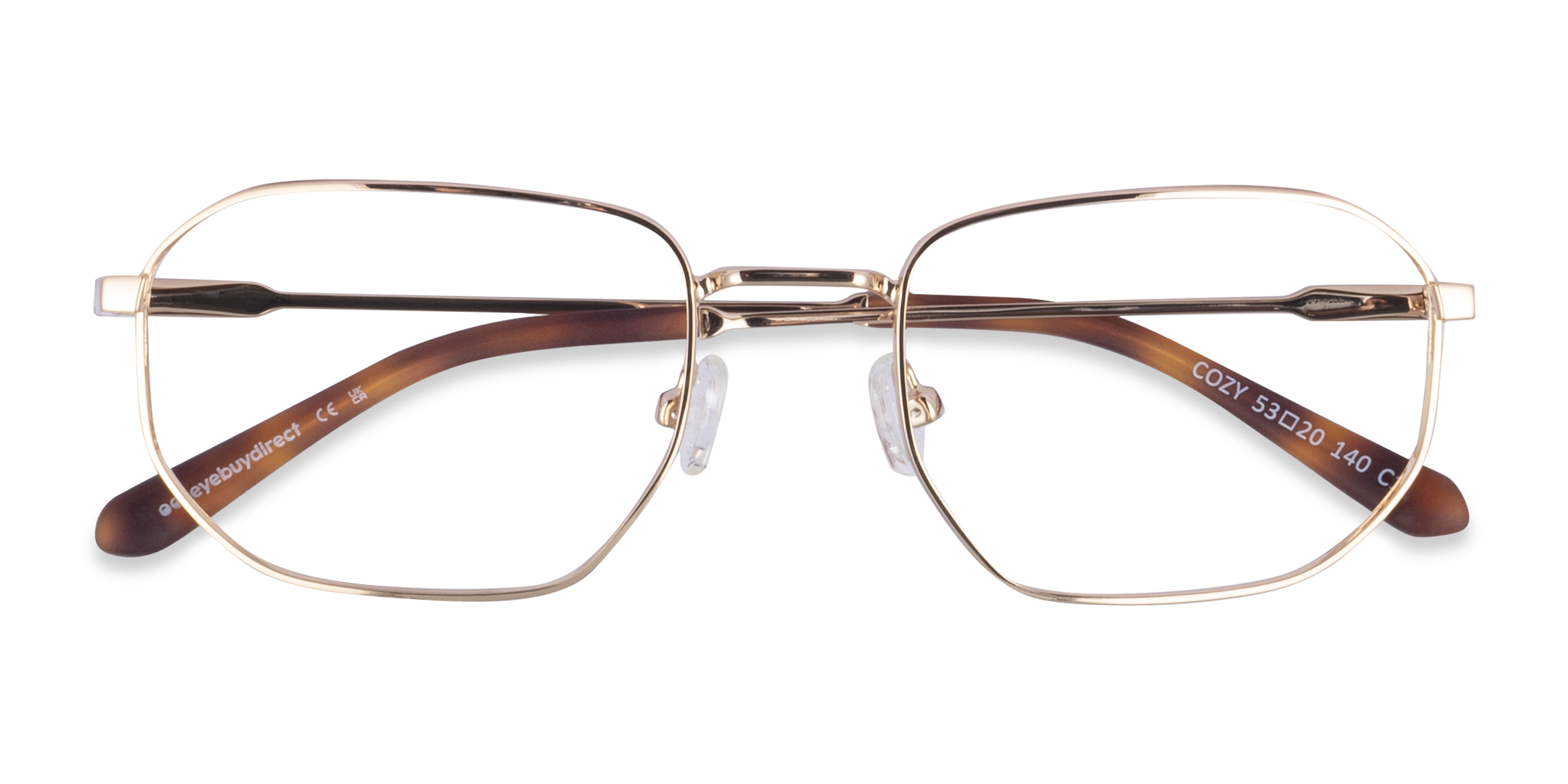 Gold Cozy - Metal Eyeglasses