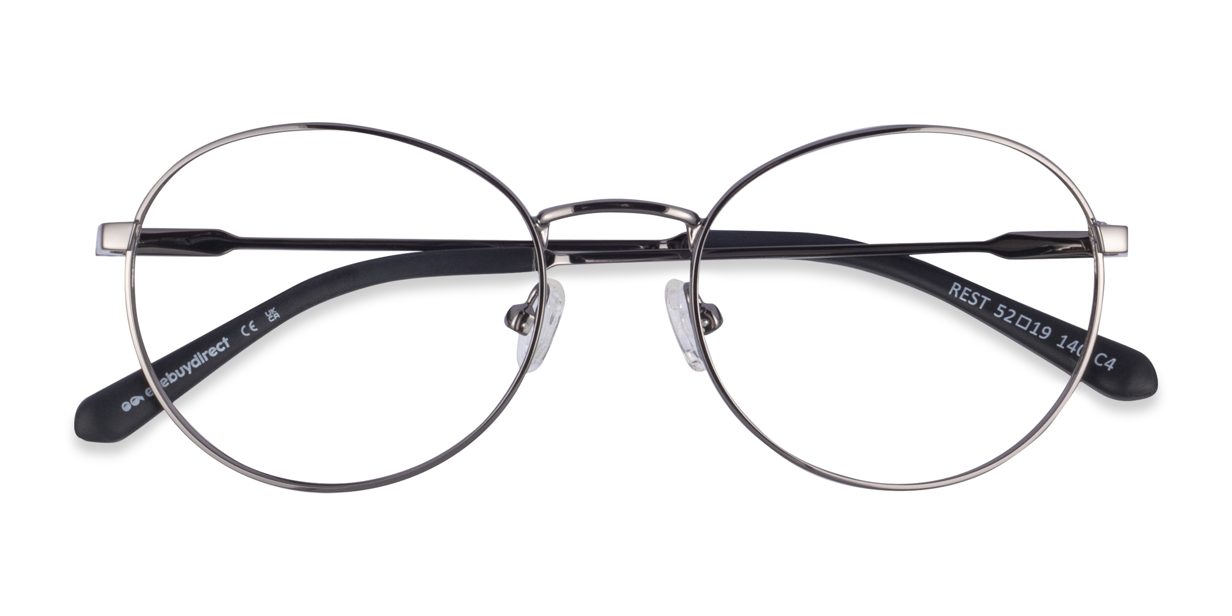 Gunmetal Rest - Metal Eyeglasses