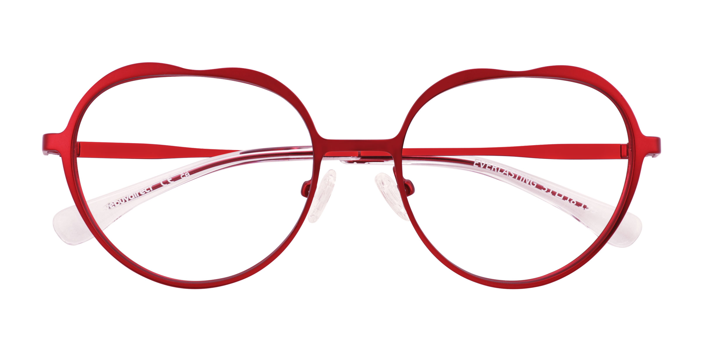 Rouge Everlasting - Métal Lunettes de vue