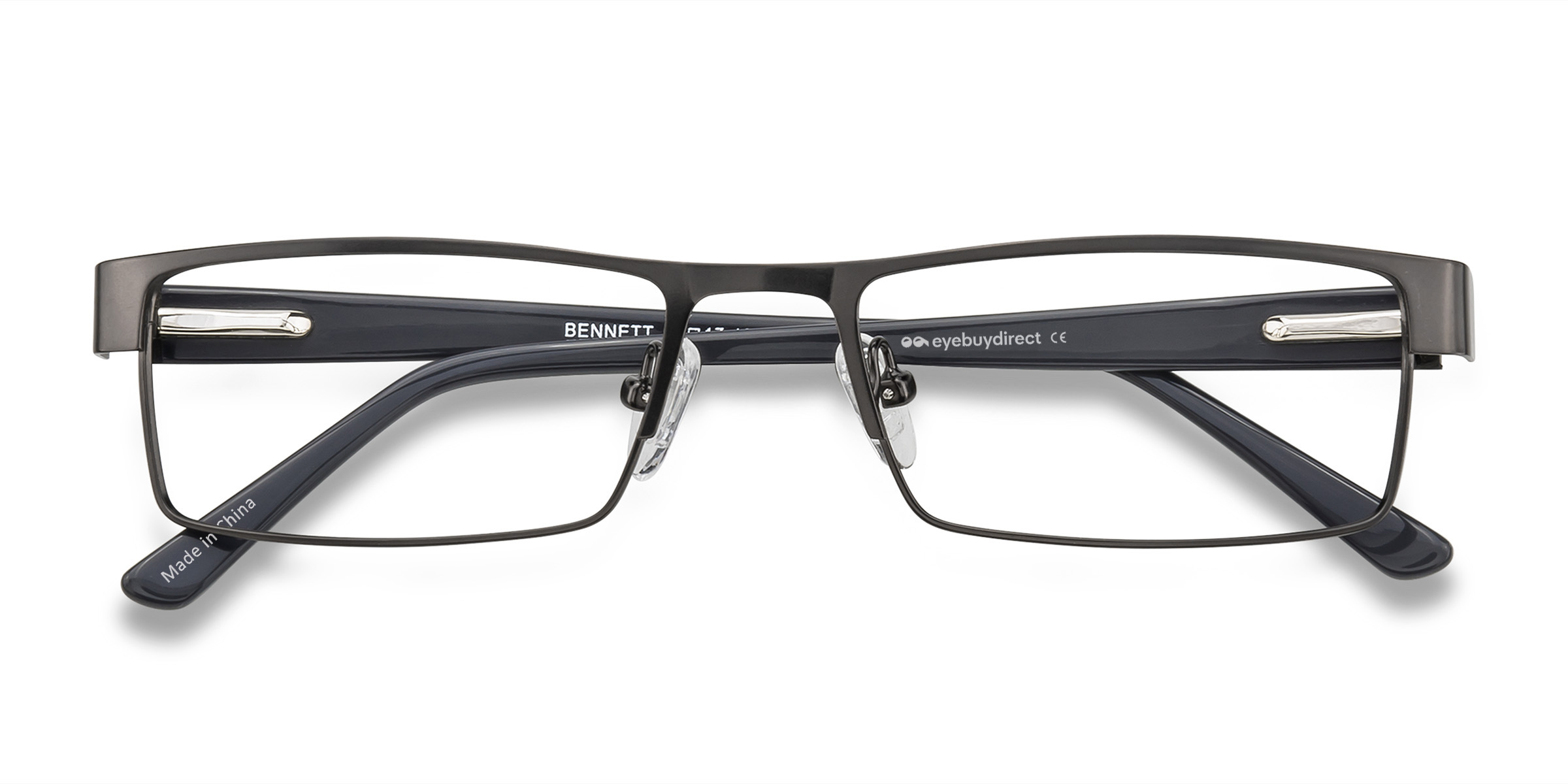 Gunmetal Bennett - Metal Eyeglasses