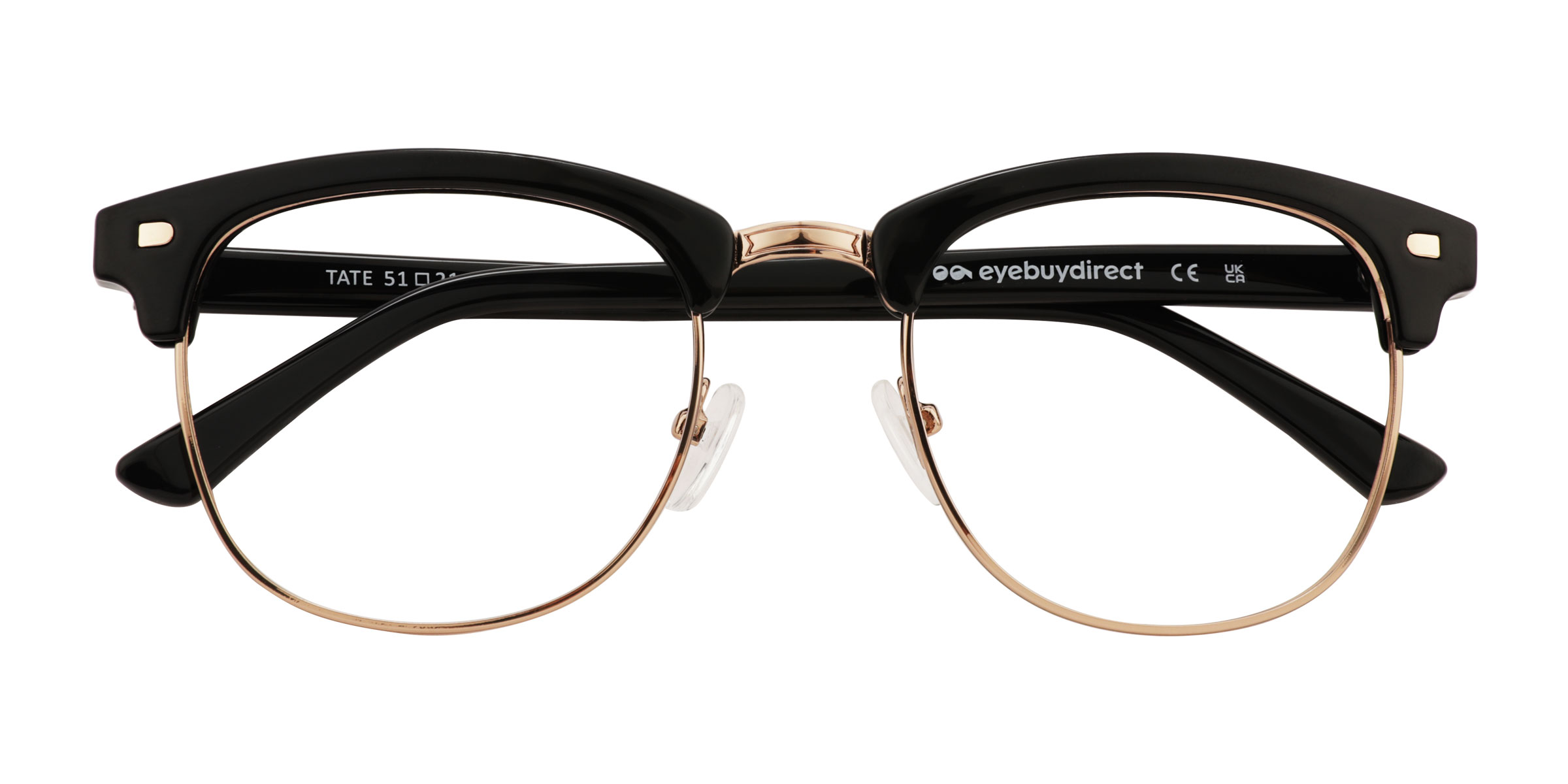 Black Gold Tate - Plastic Eyeglasses