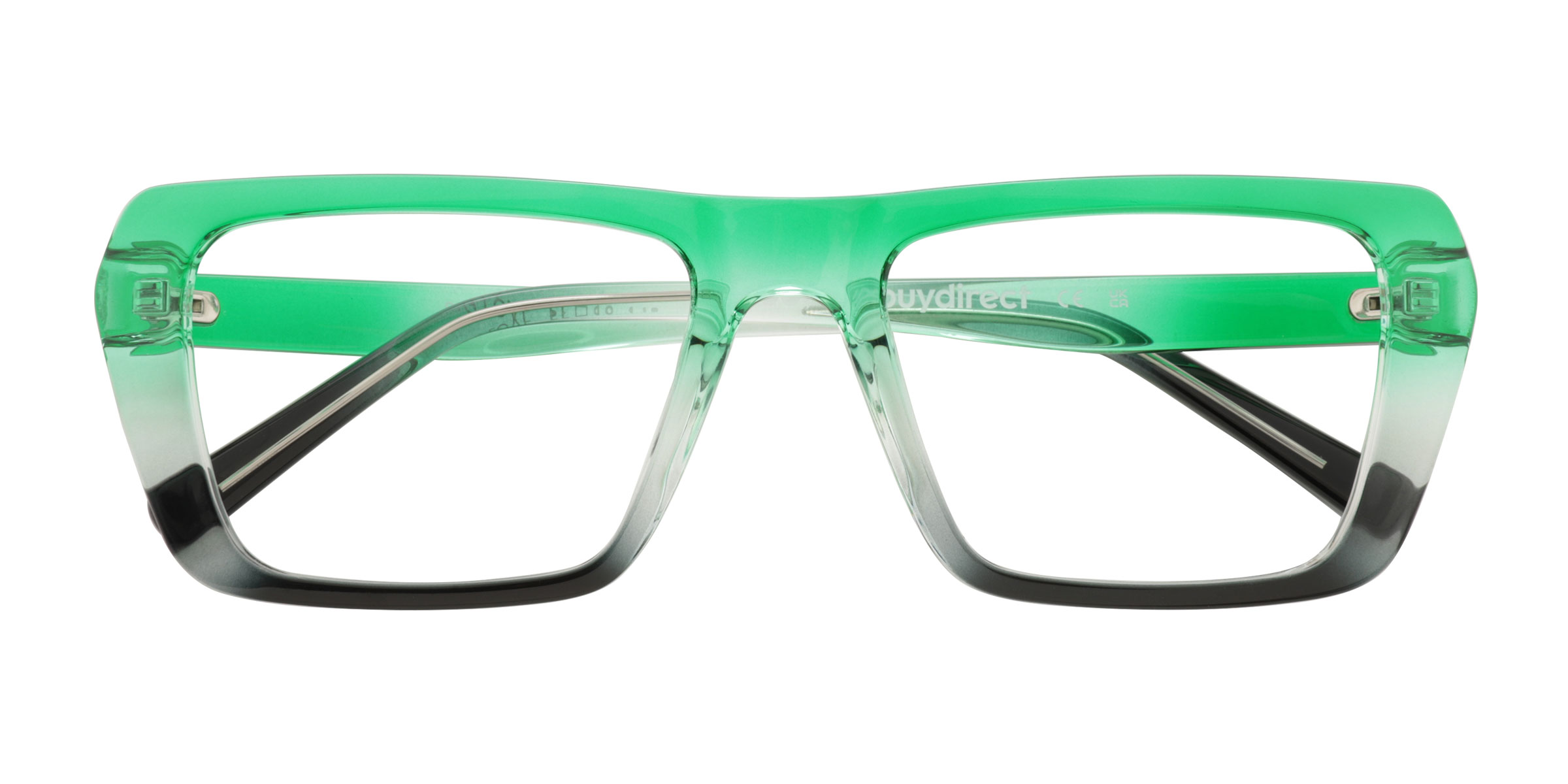 Green Black Big Love - Plastique Lunettes de vue