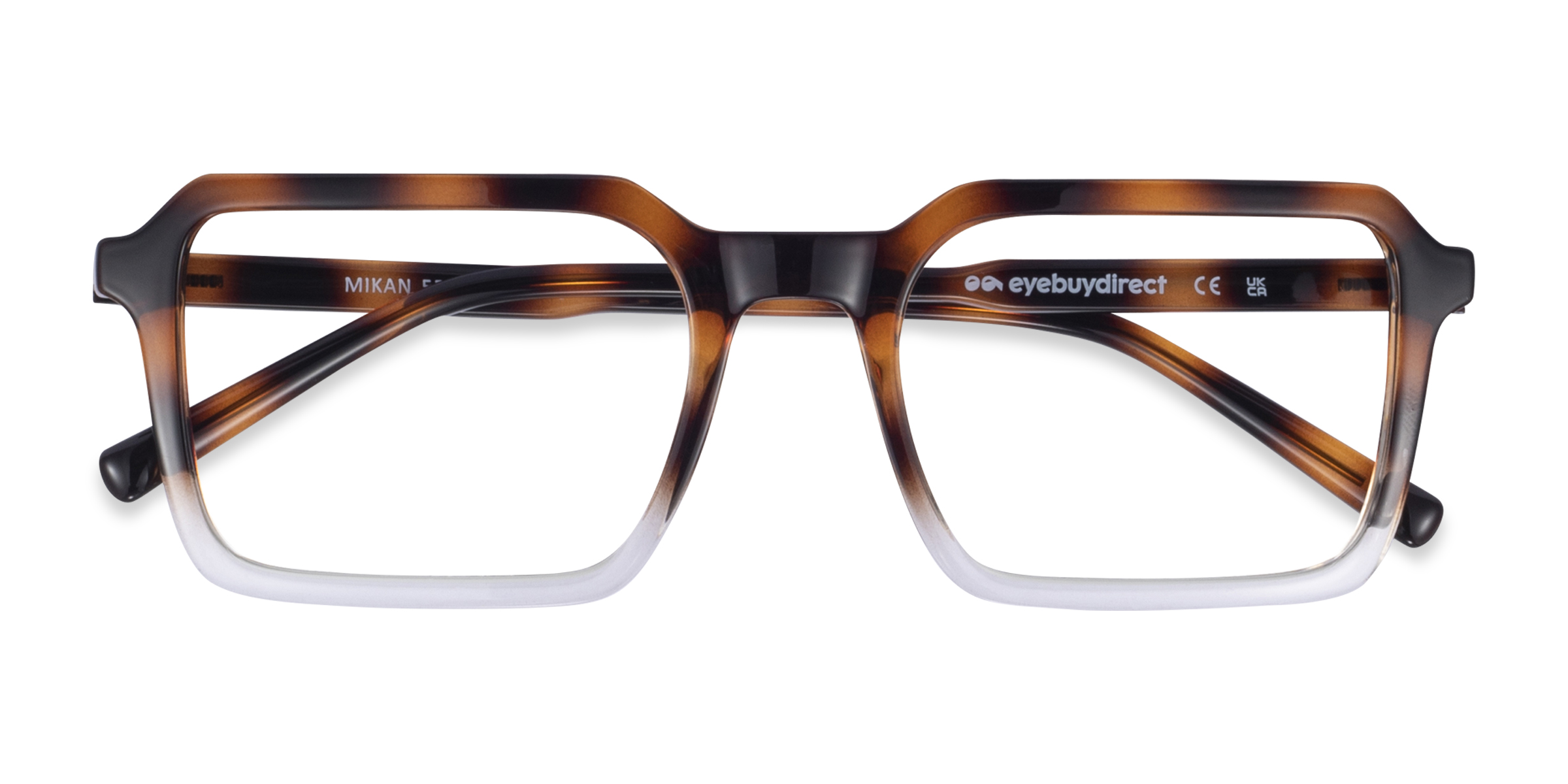 Tortoise Clear Mikan -  Plastique Lunettes de vue