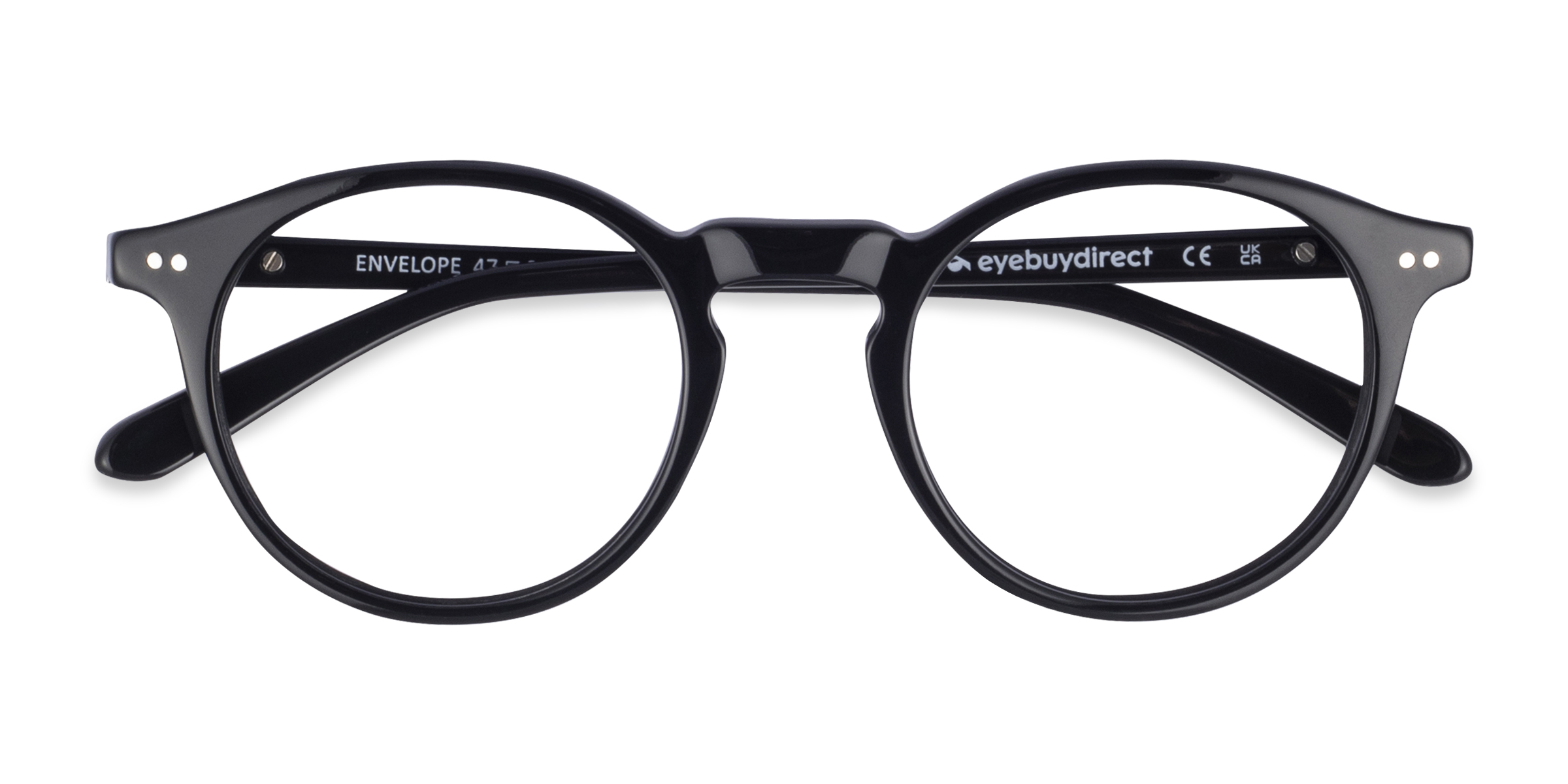 Black Envelope - Acetate Eyeglasses
