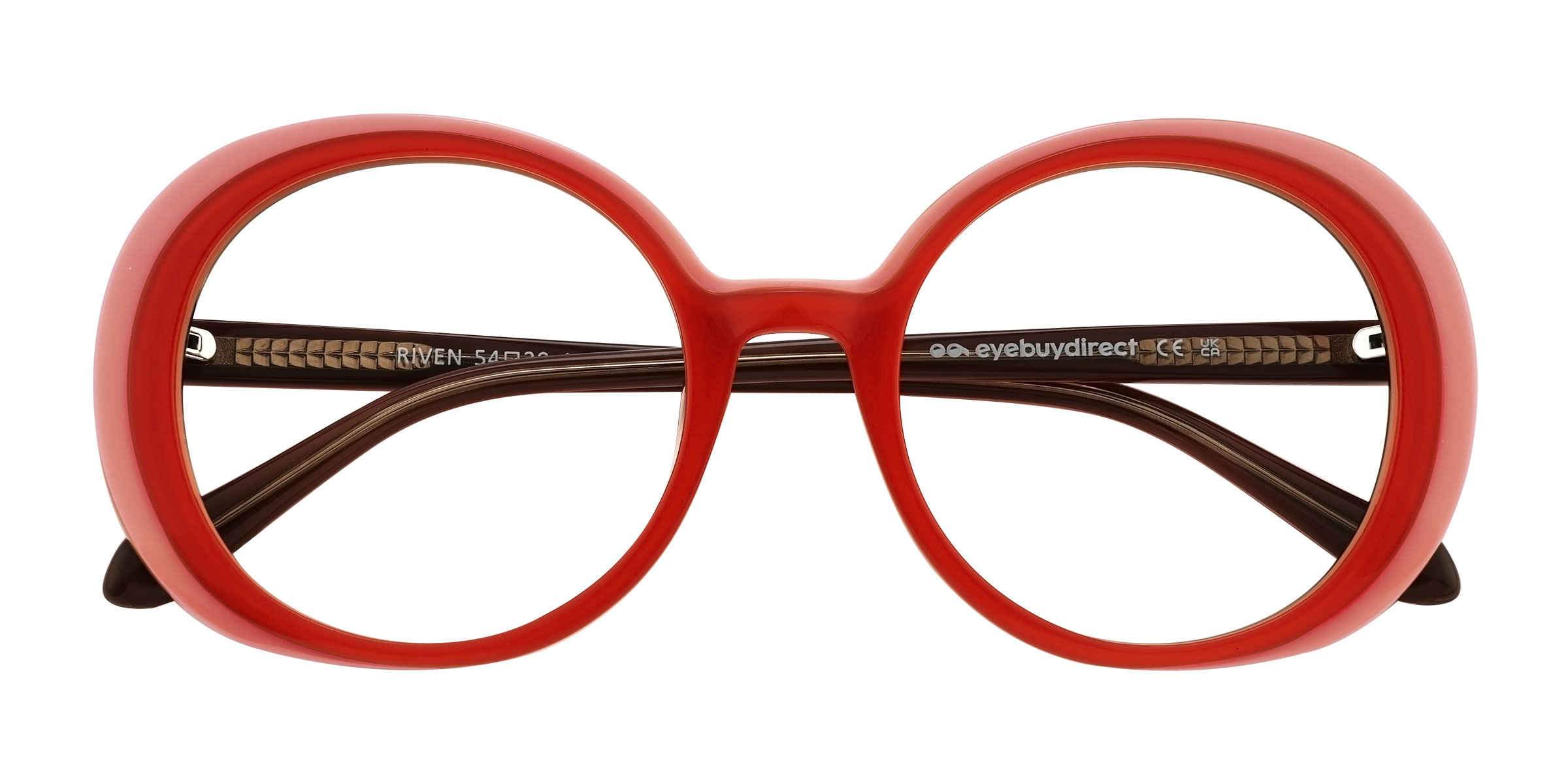 Coral Riven - Acetate Eyeglasses