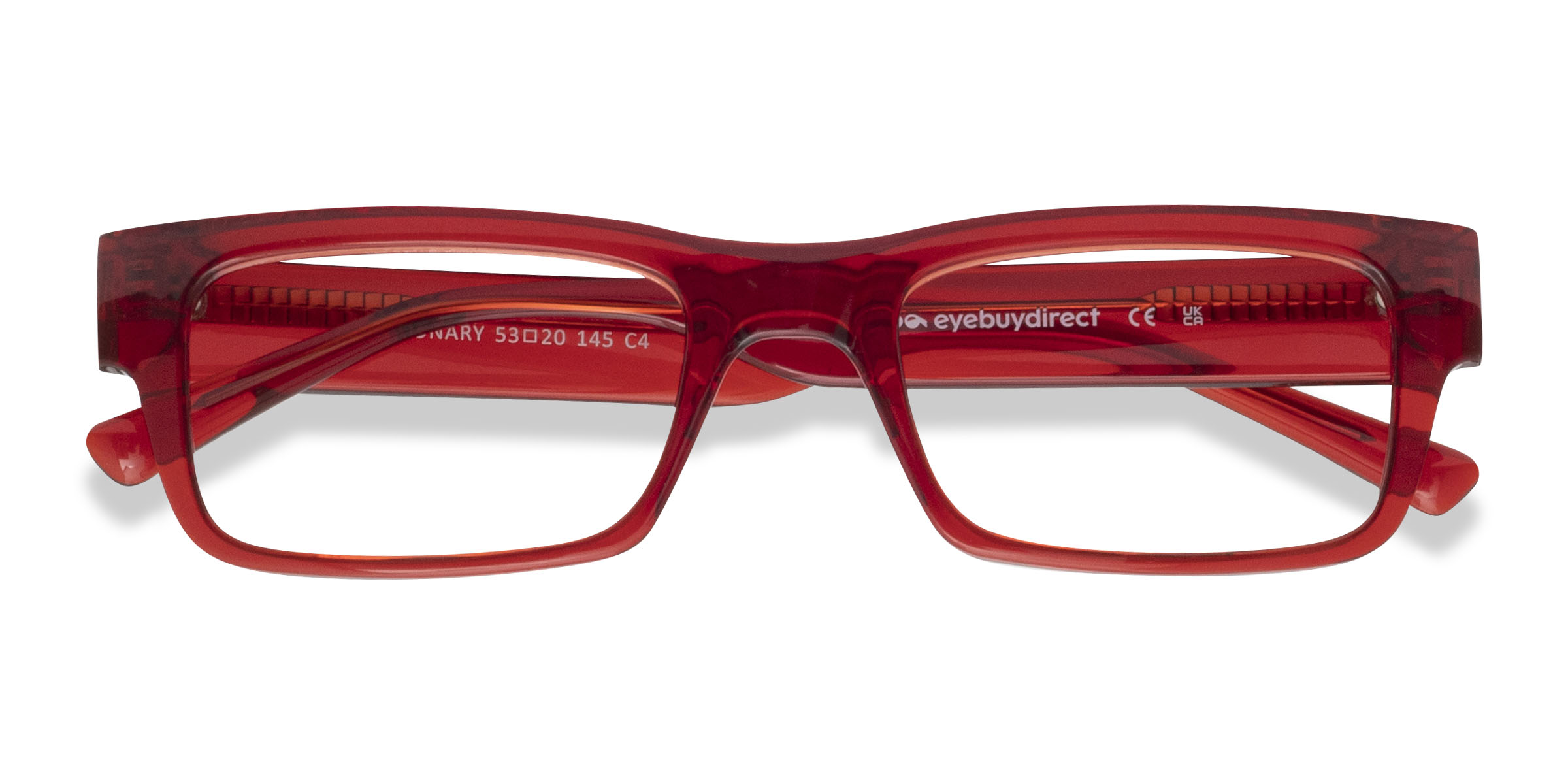Red Visionary - Plastic Eyeglasses