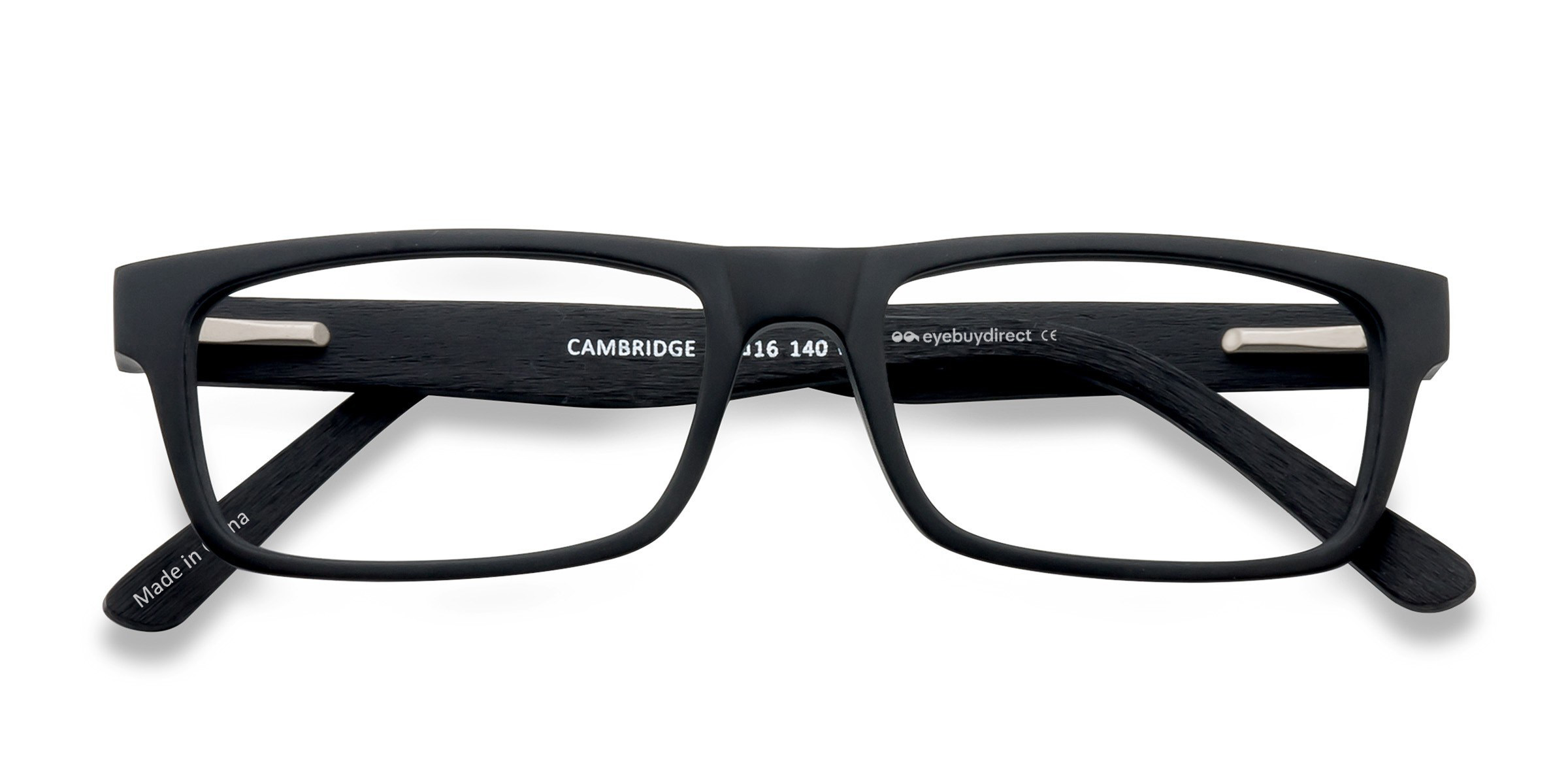 Black Cambridge - Acetate Eyeglasses
