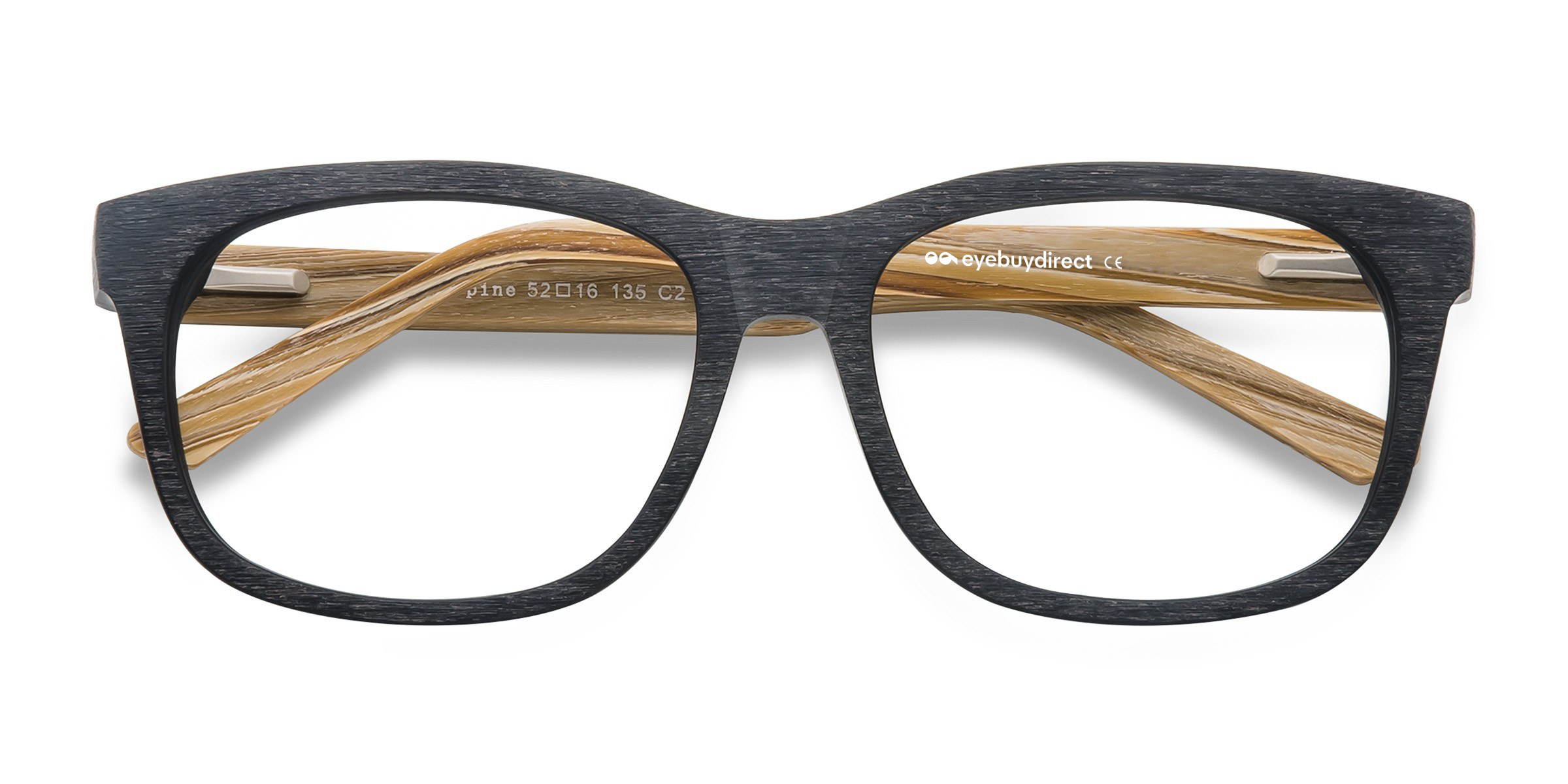 Black White Pine - Acetate Eyeglasses