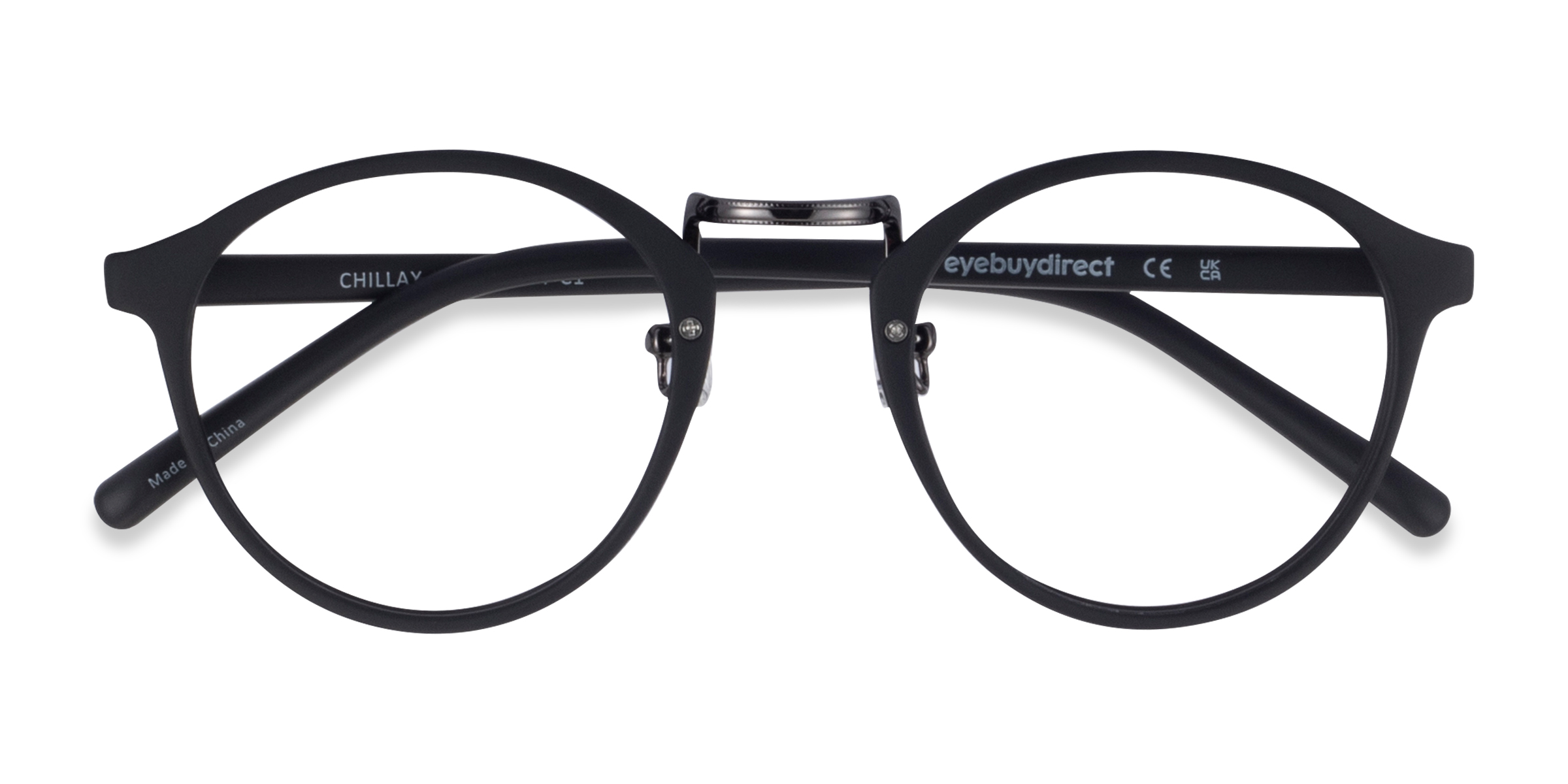 Matte Black/Gunmetal Chillax -  Plastic Eyeglasses
