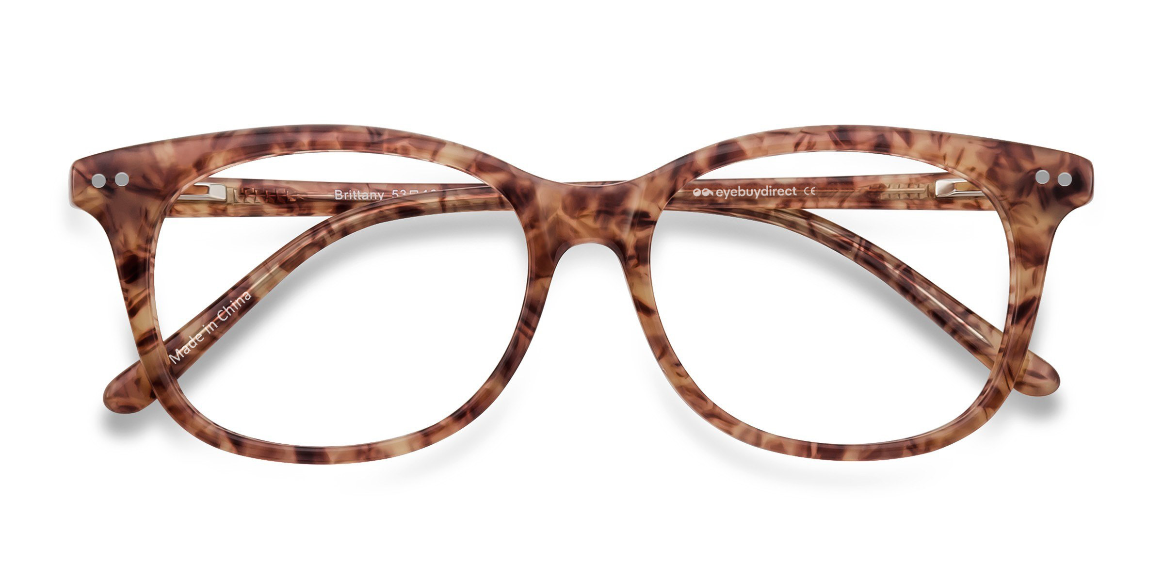 Brown/Floral Brittany - Acetate Eyeglasses