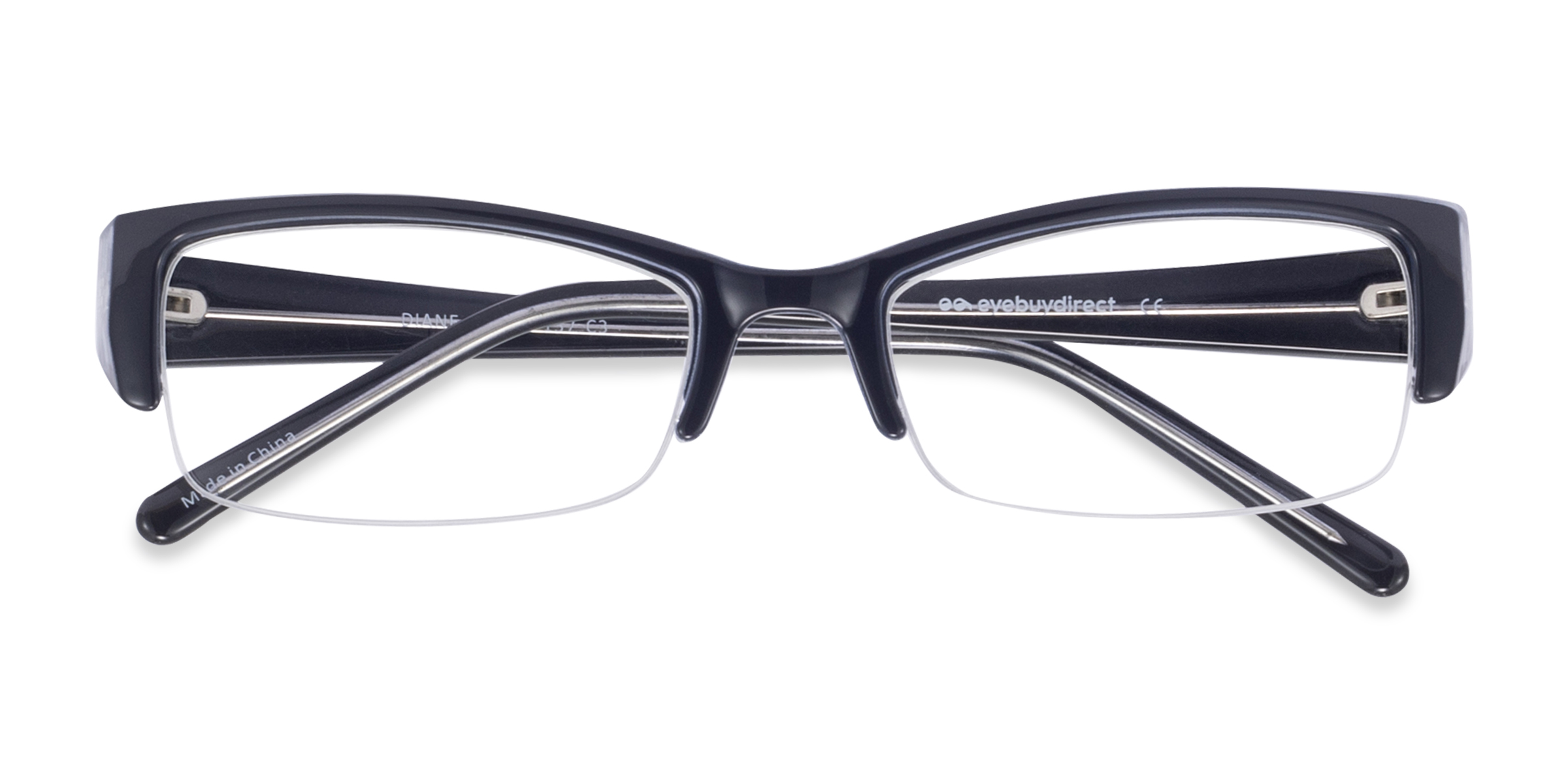 Bleu marine Diane - Plastique Lunettes de vue