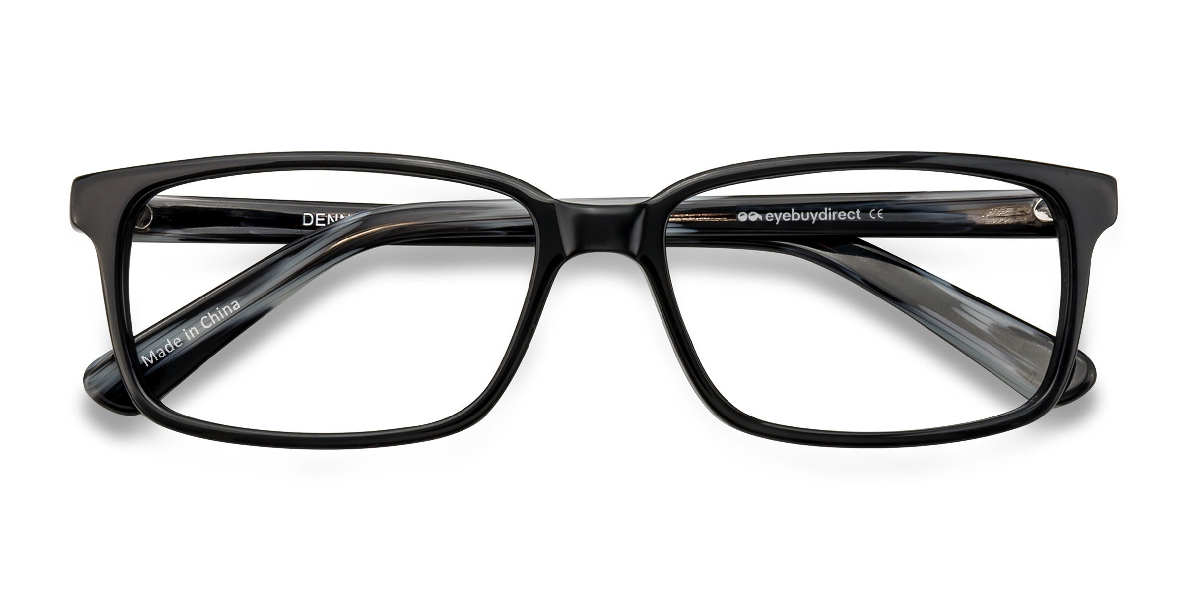 Black/Gray Denny - Acétate Lunettes de vue
