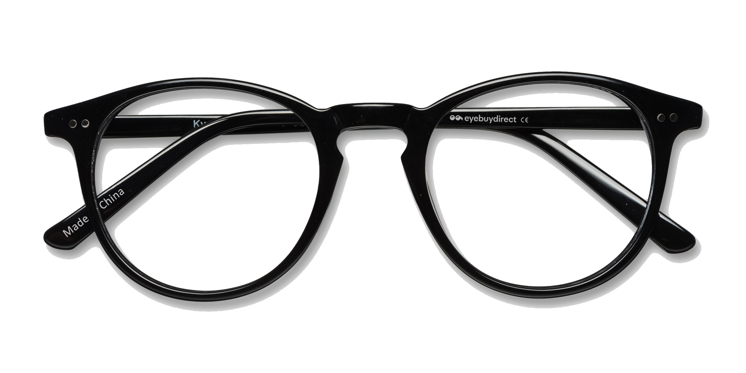 Black Kyoto - Acetate Eyeglasses