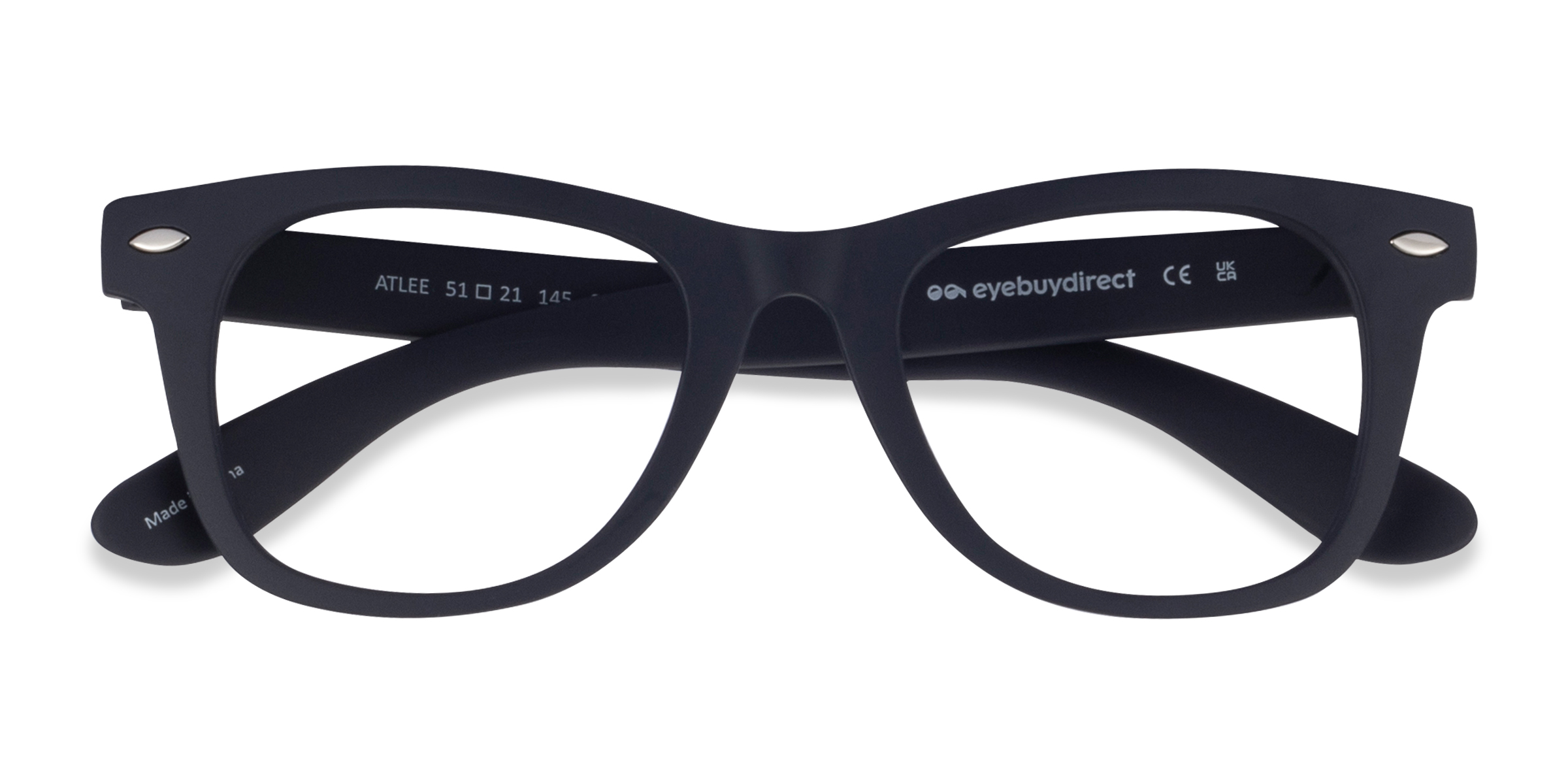 Matte Navy Atlee - Plastique Lunettes de vue